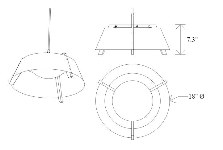 Cerno Casia 18" Pendant