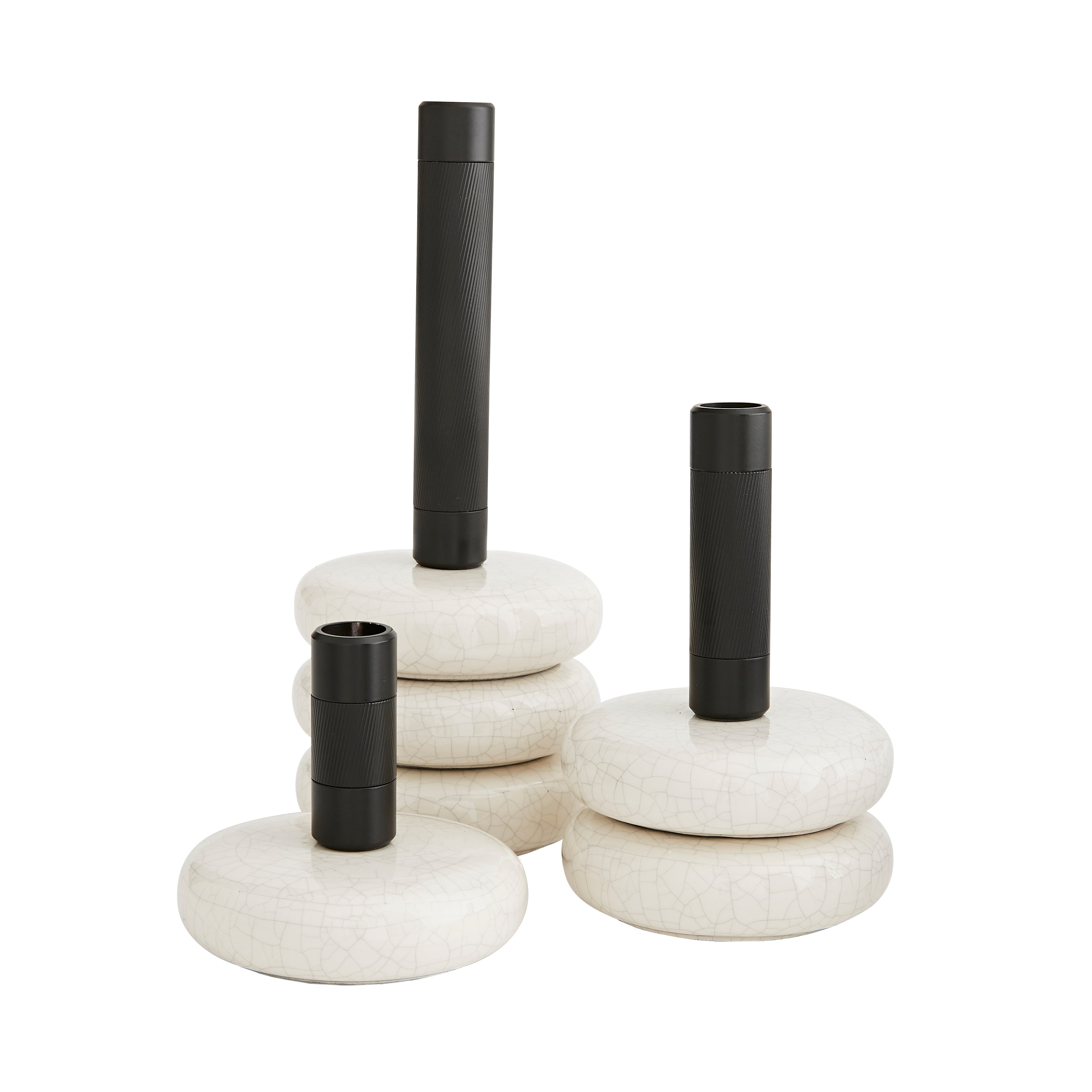 Arteriors APD Workshop for Arteriors Glaze Candlesticks, Set of 3 DA9006 Décor/Home Accent Arteriors   