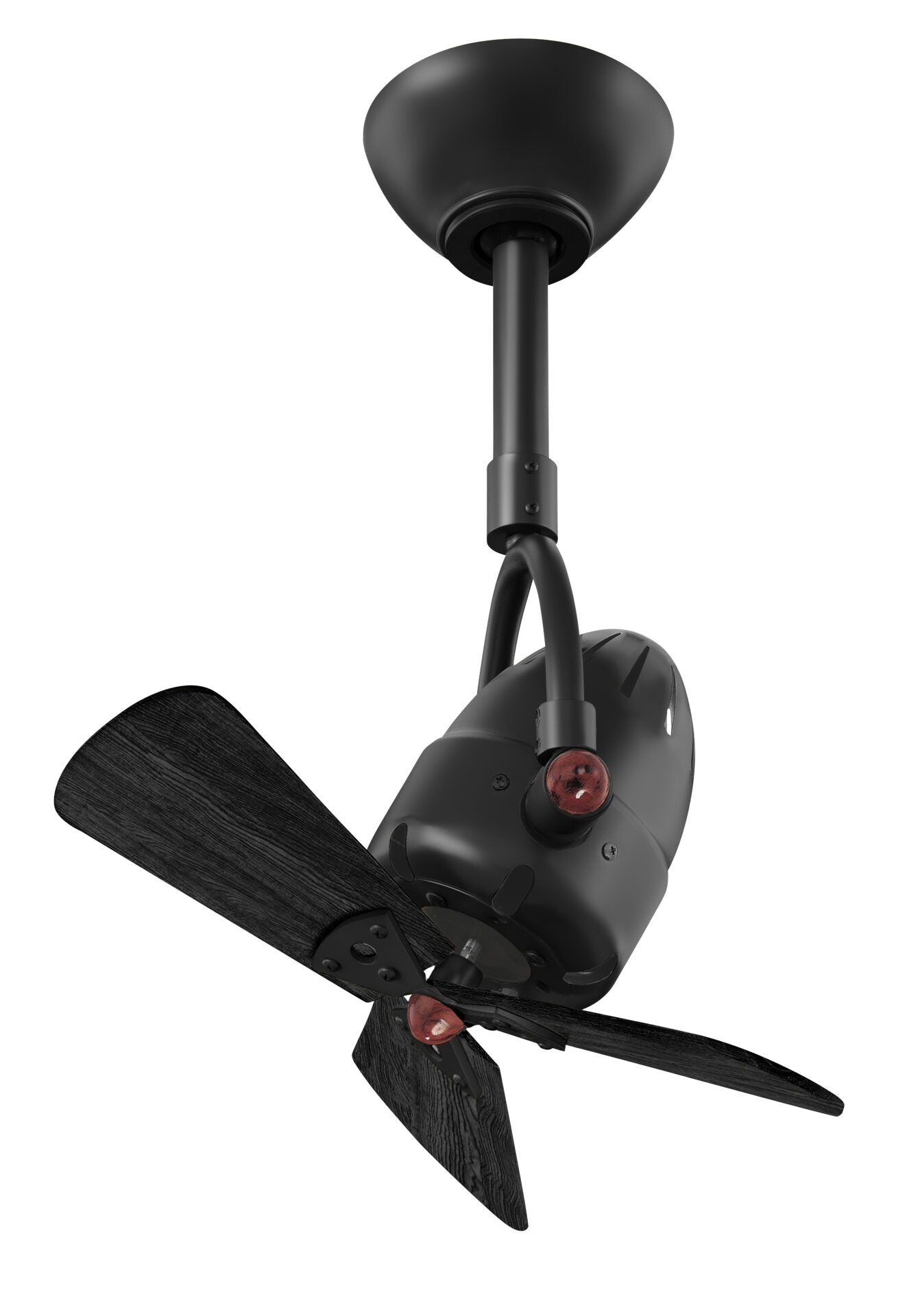 Matthews Fan Company Diane Directional Fan Indoor Ceiling Fans Matthews Fan Company 16" Matte Black Matte Black