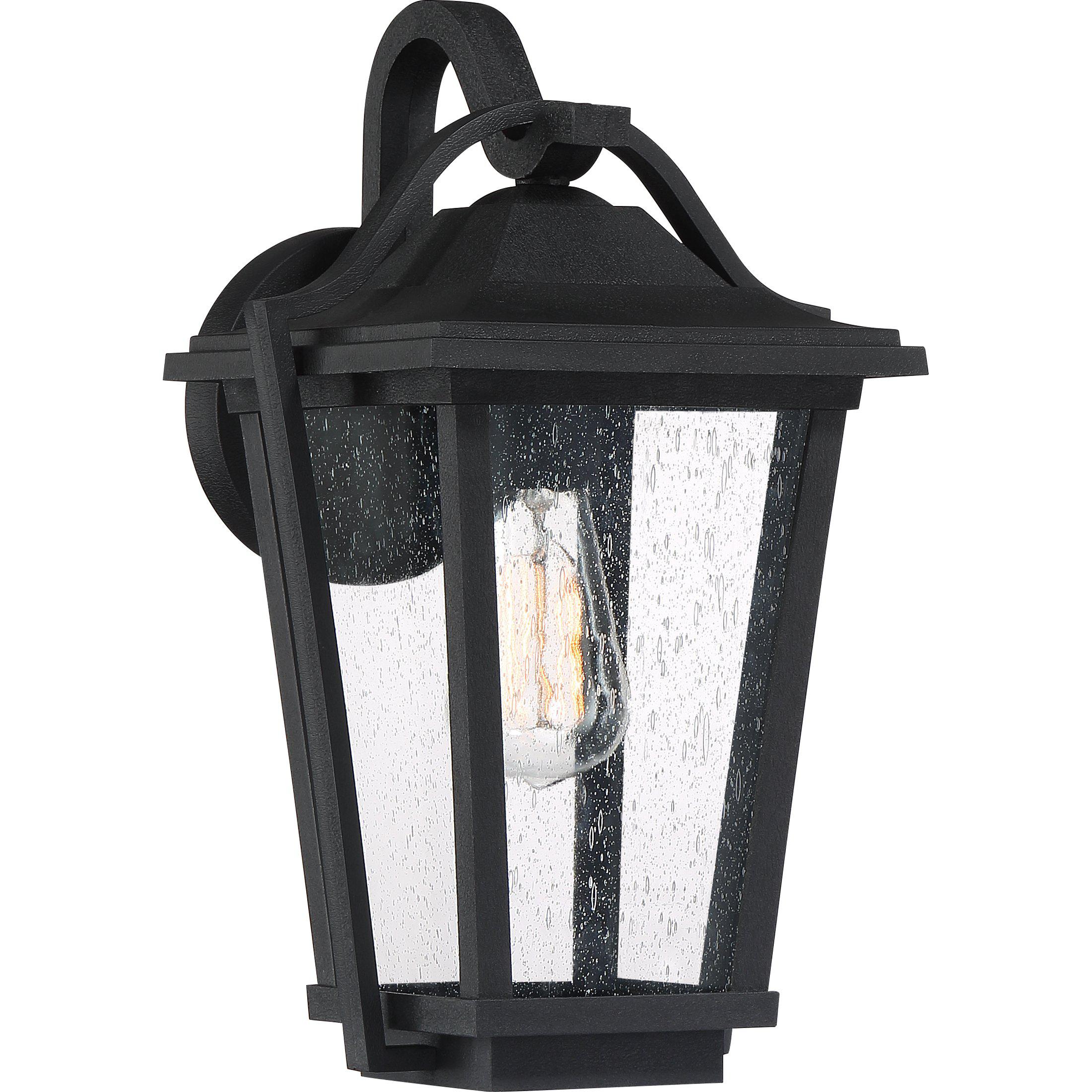 Quoizel  Darius Outdoor Lantern, Medium Outdoor Wall Lights Quoizel Earth Black  