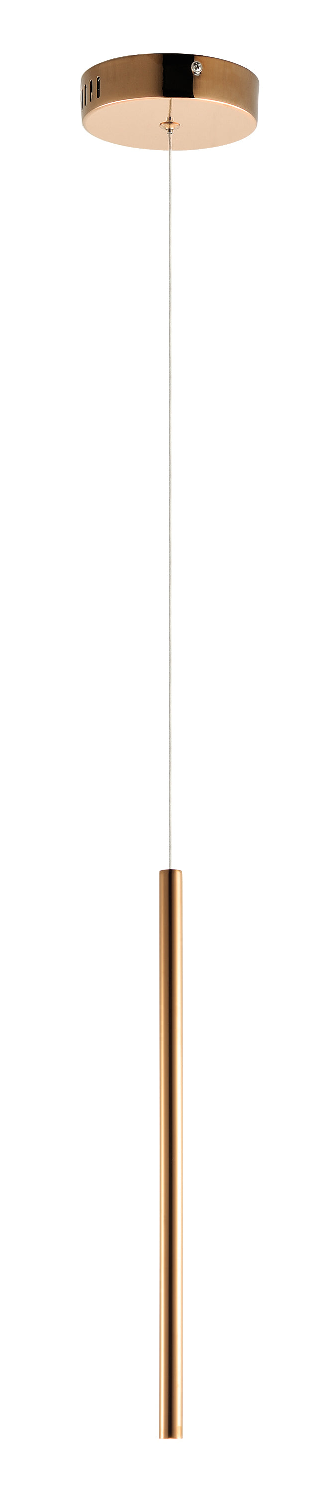 ET2 Flute 1 Light LED Pendant E10002 Mini-Pendants ET2 Rose Gold  