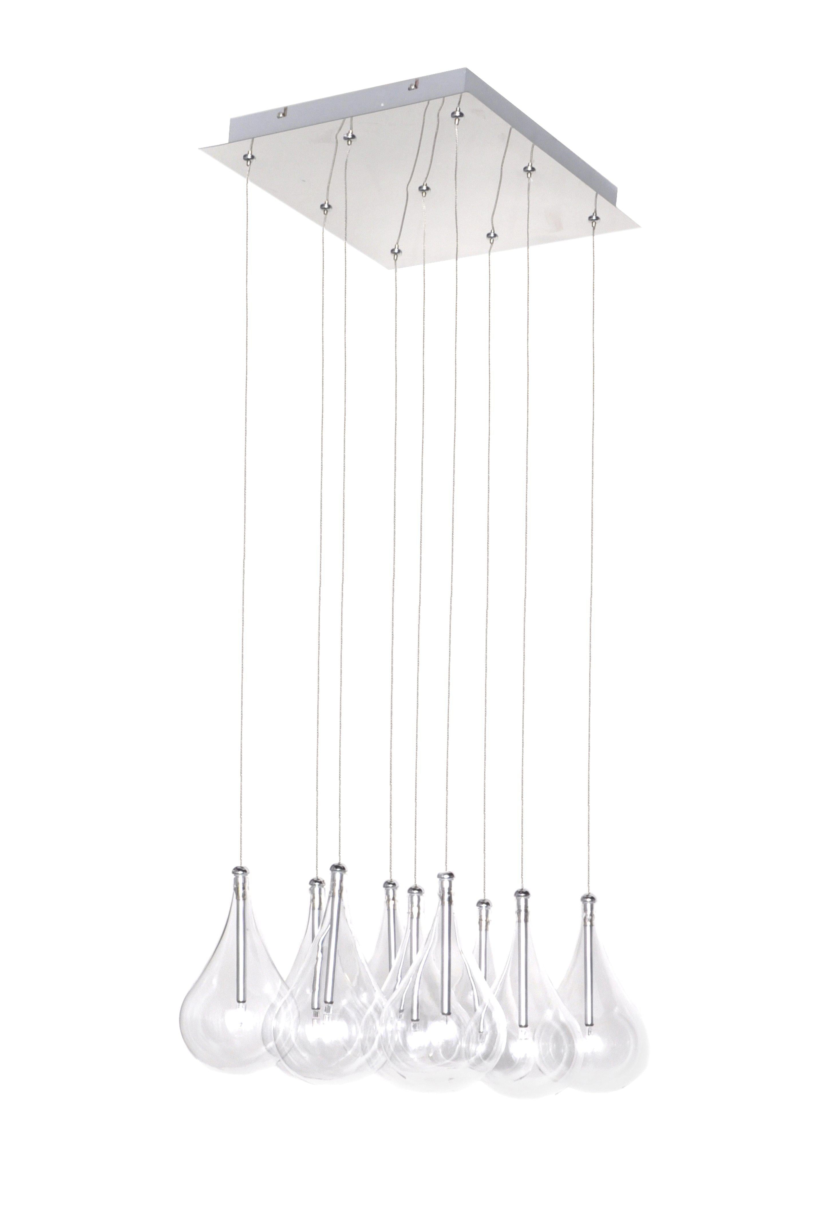 ET2 Larmes 9 Light Pendant E20116 Chandeliers ET2 Polished Chrome  