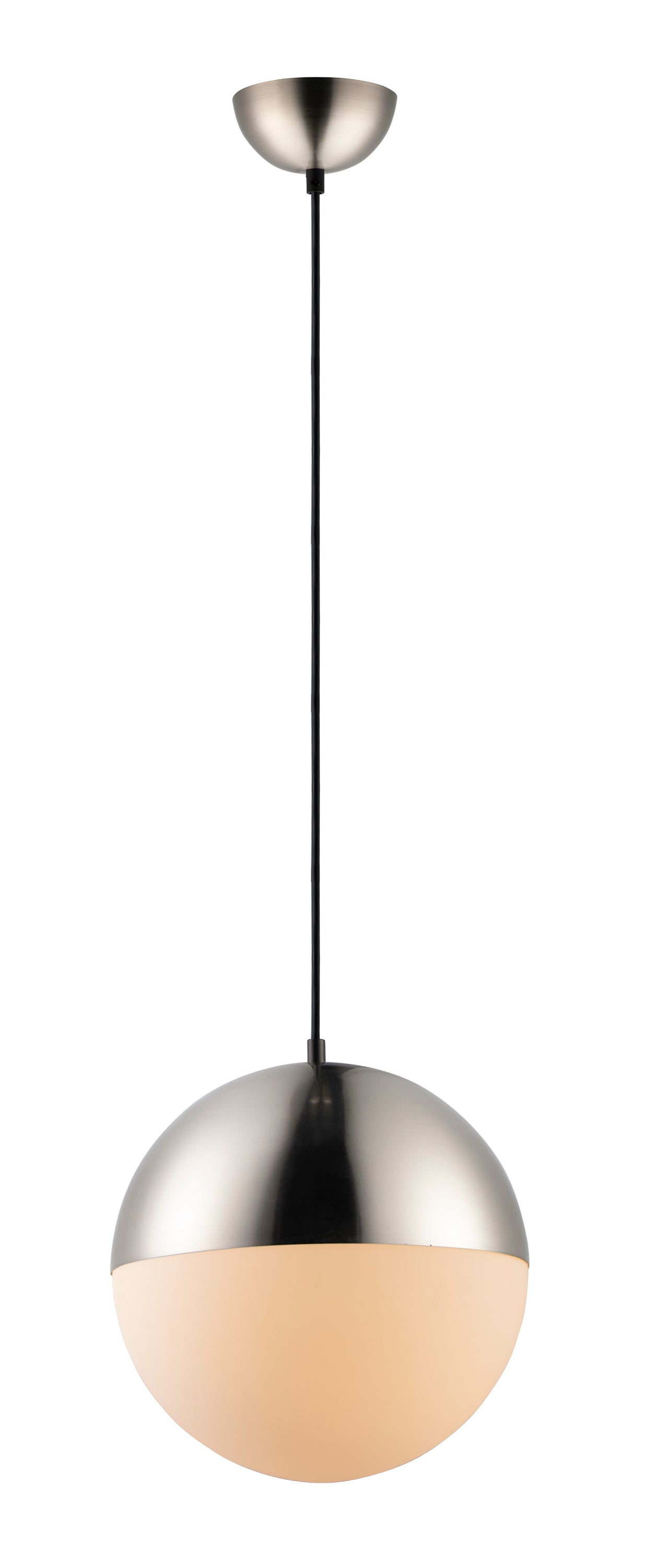 ET2 Half Moon Large LED Pendant E20366 Pendants ET2 Satin Nickel  