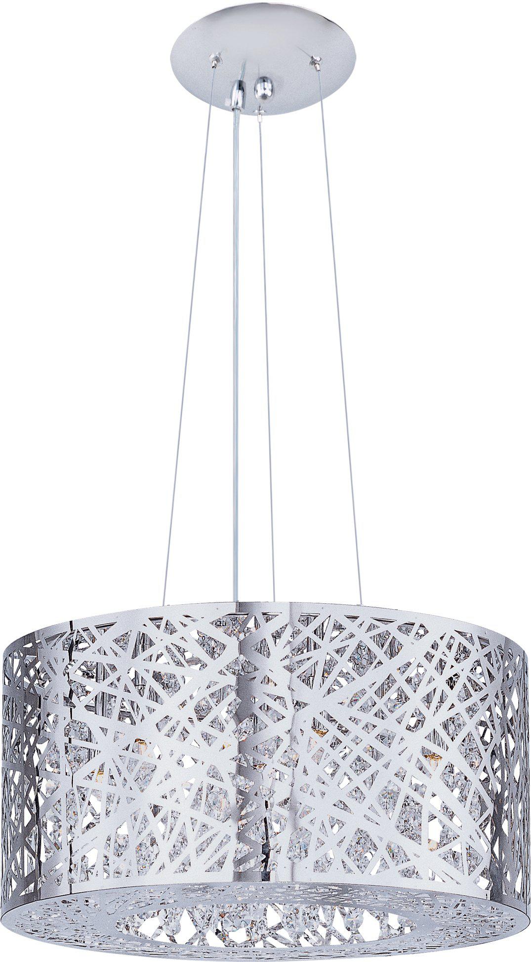 ET2 Inca 7 Light Pendant E21309 Pendant ET2 Polished Chrome  