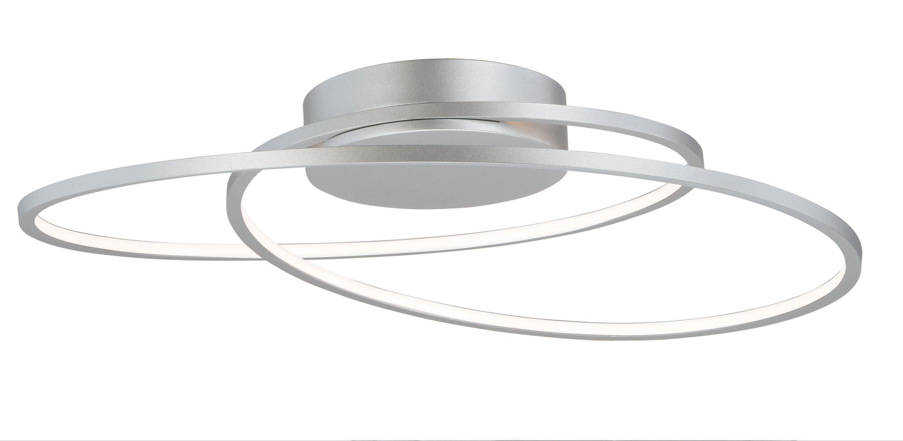 ET2 Cycle 24 Inch Flush Mount E21322 Flush Mount Ceiling Light ET2 Matte Silver  