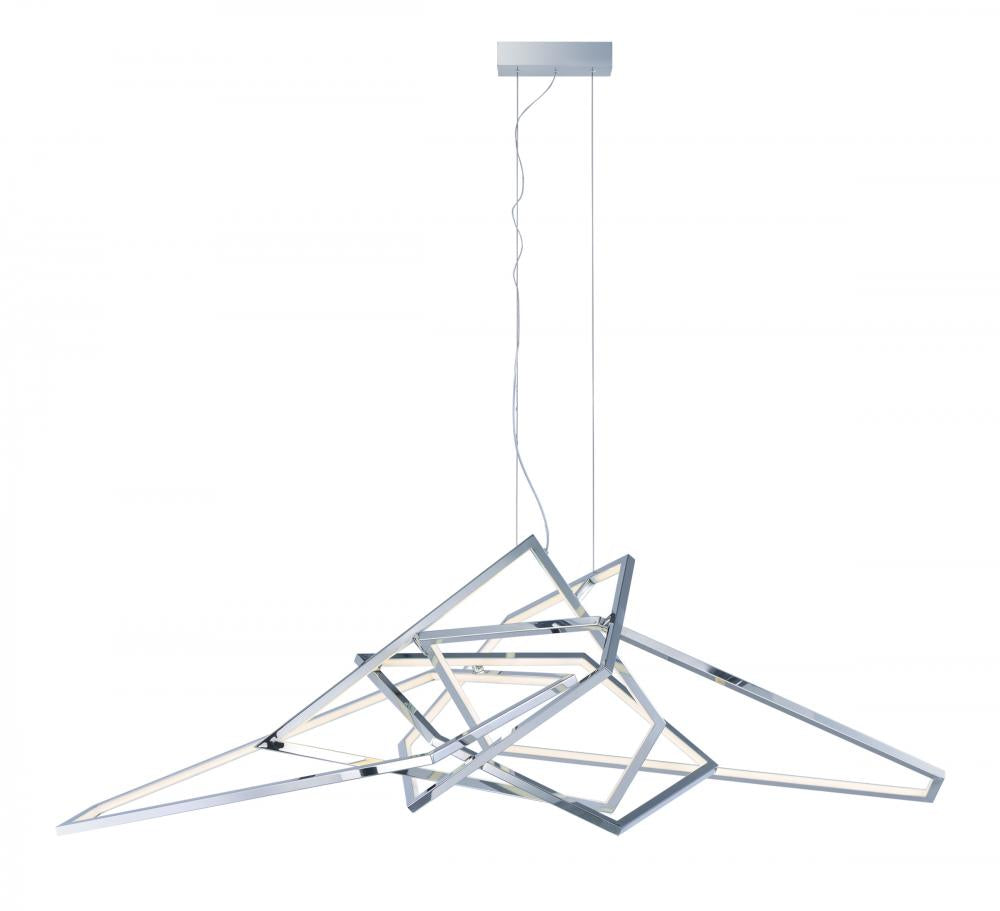 ET2 Trapezoid-Single Pendant 22679 Pendant ET2 Chrome  