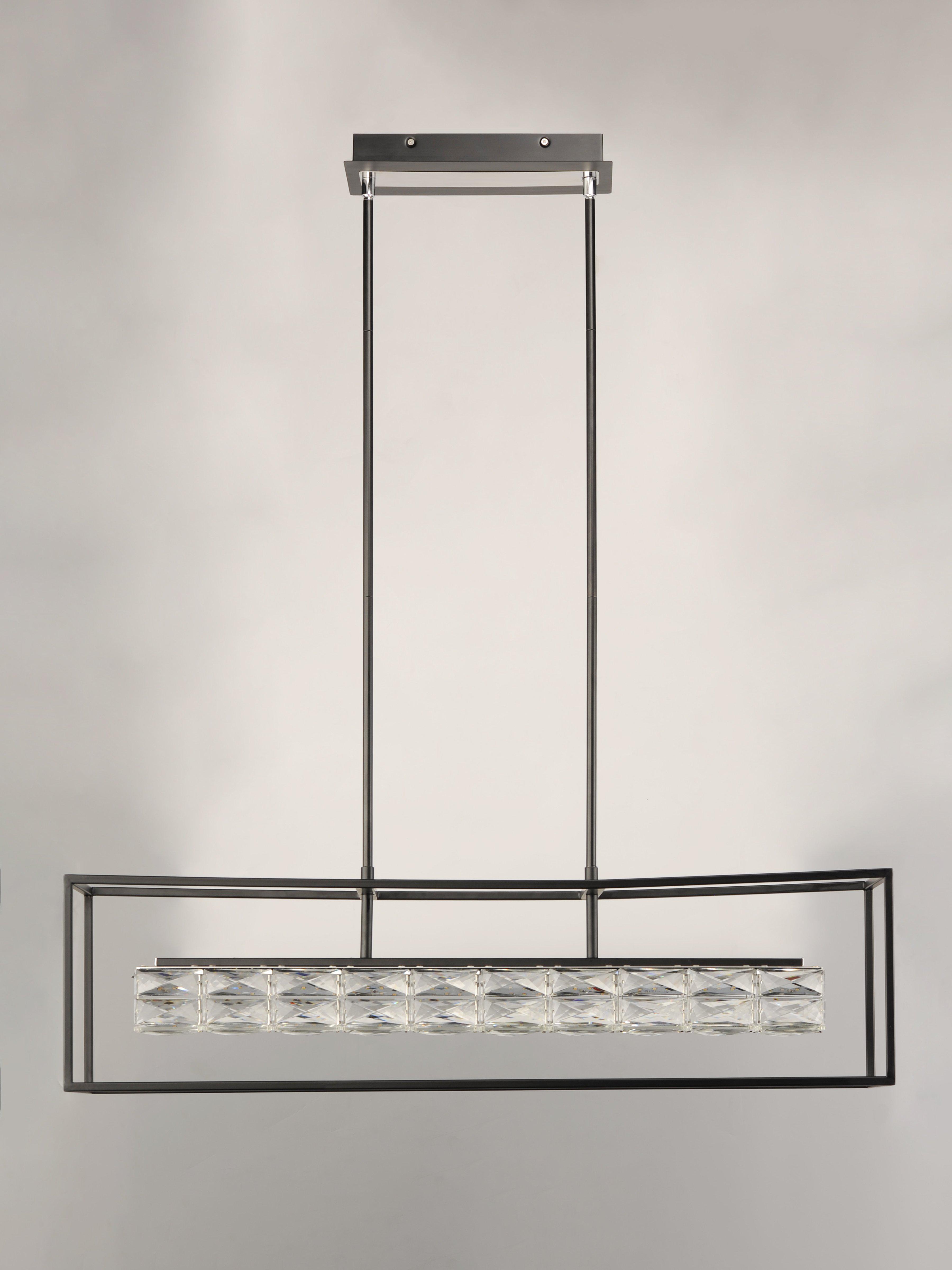 ET2 Zephyr 1 Light LED Pendant E23304 Linear Suspension Light ET2   