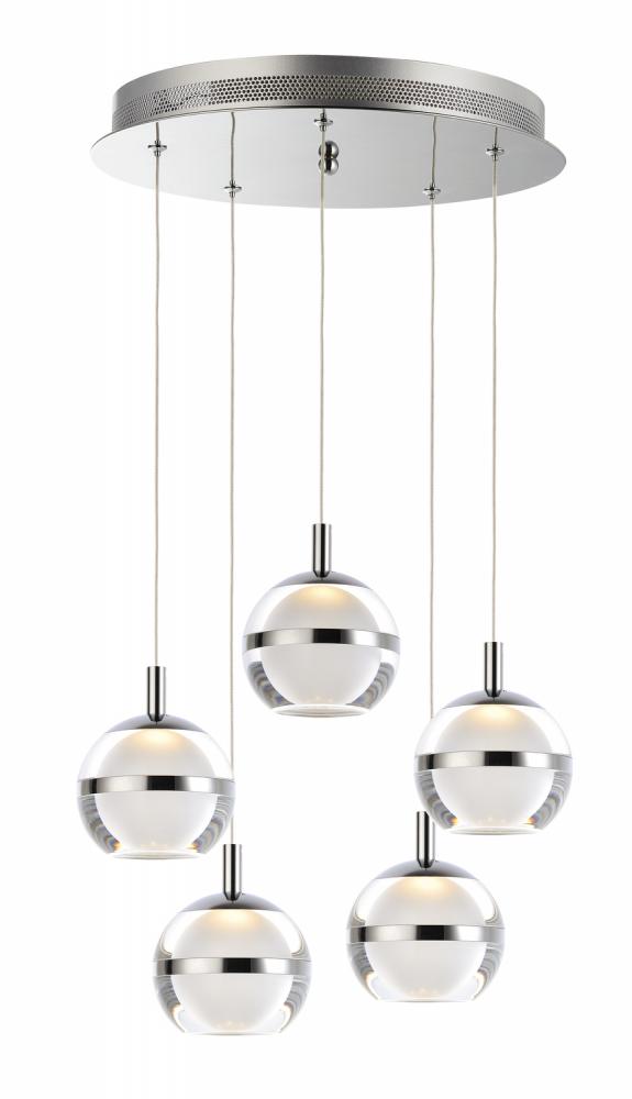 ET2 Swank-Multi-Light Pendant 24595 Pendant ET2 Chrome  