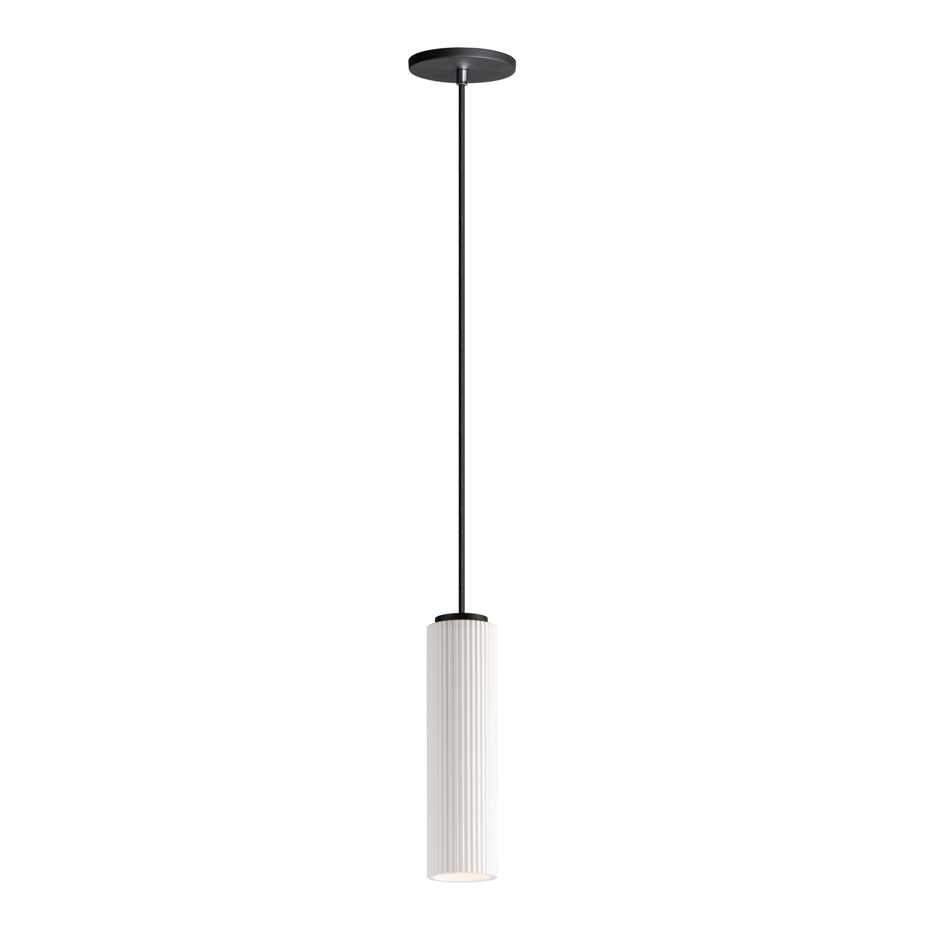 ET2 Pleat 1 Light LED Pendant E25038 Mini Pendant ET2 Black  