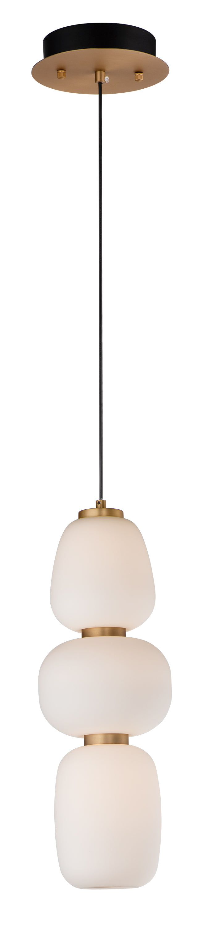 ET2 Soji 3 Light LED Pendant E25067 Pendant ET2 Black / Gold  