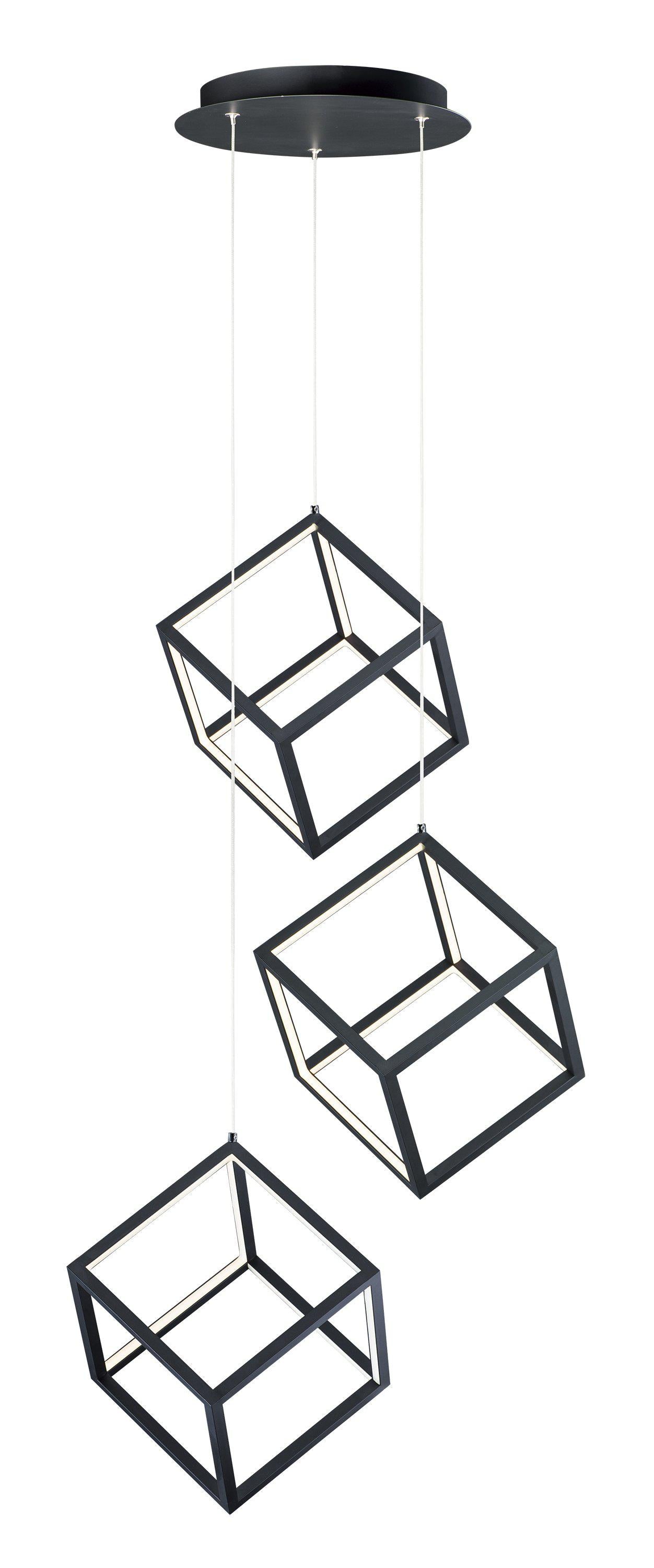 ET2 4 Square 3 Light LED Pendant E30587