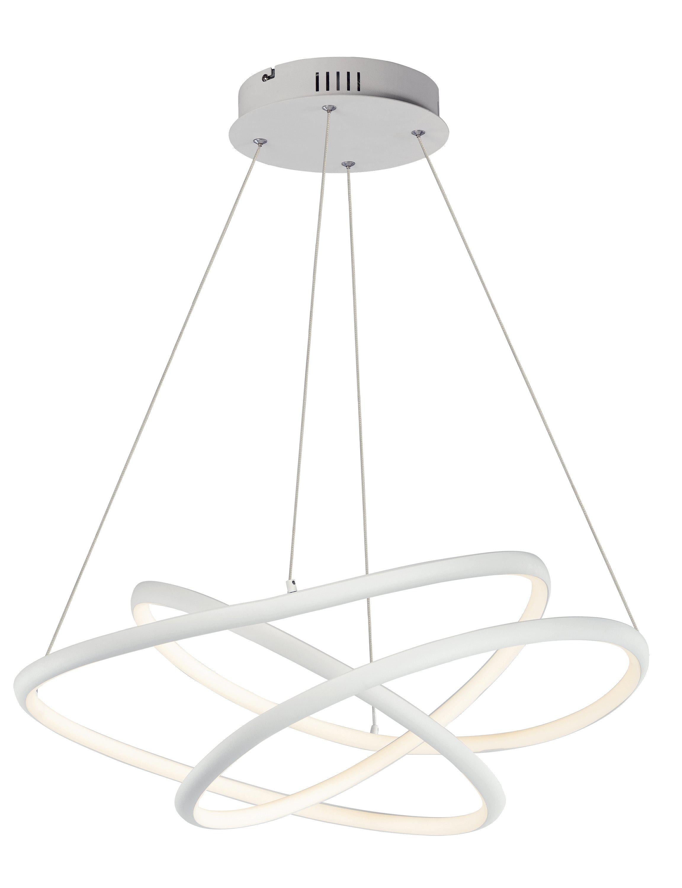 ET2 Twisted LED Pendant E30645 Pendant ET2 Matte White  