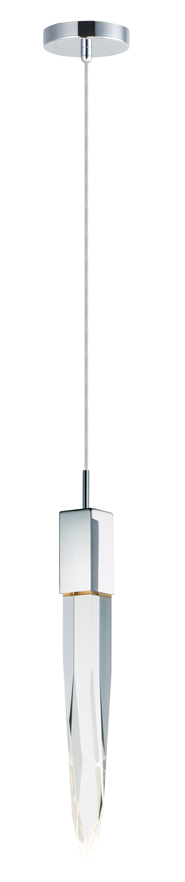 ET2 Quartz 1 Light LED Pendant E31241 Mini-Pendants ET2 Polished Chrome  