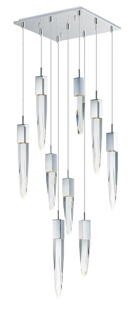 ET2 Quartz 9 Light LED Pendant E31246