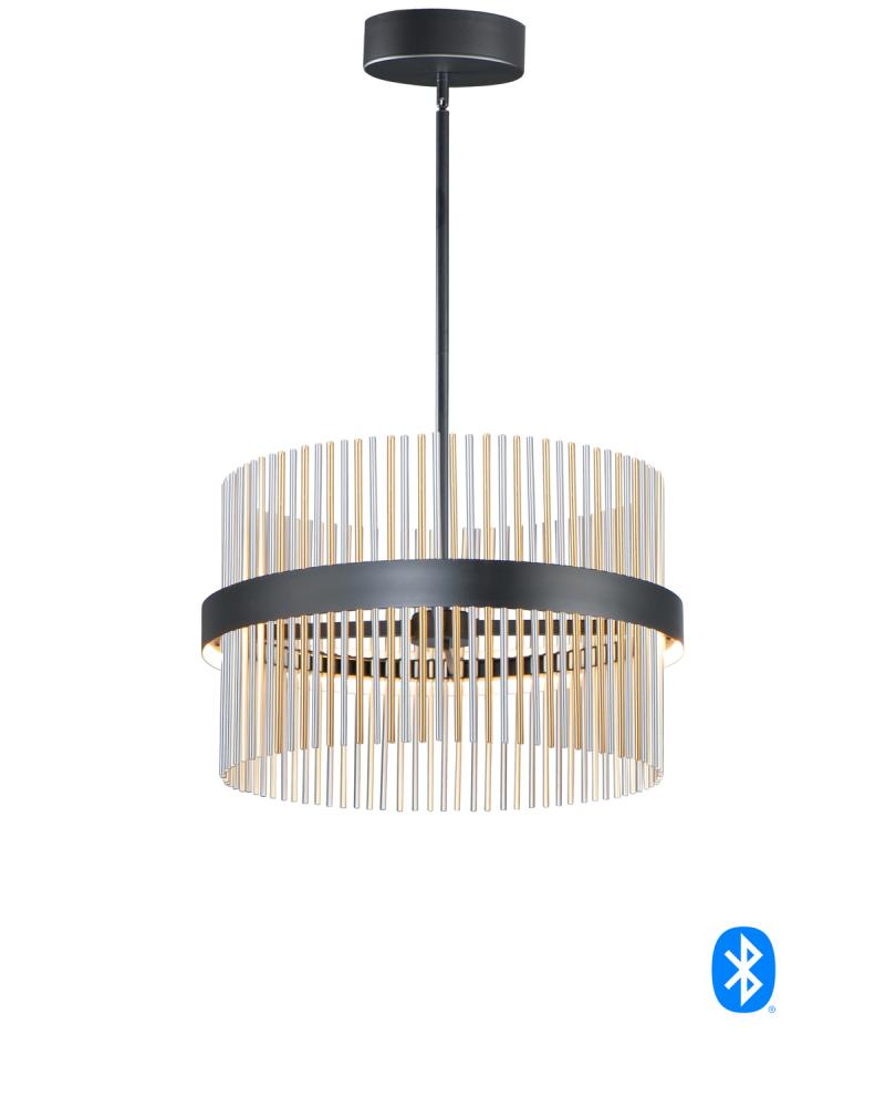 ET2 Chimes-Single Pendant 34205 Pendant ET2 Black|Brass|Nickel  