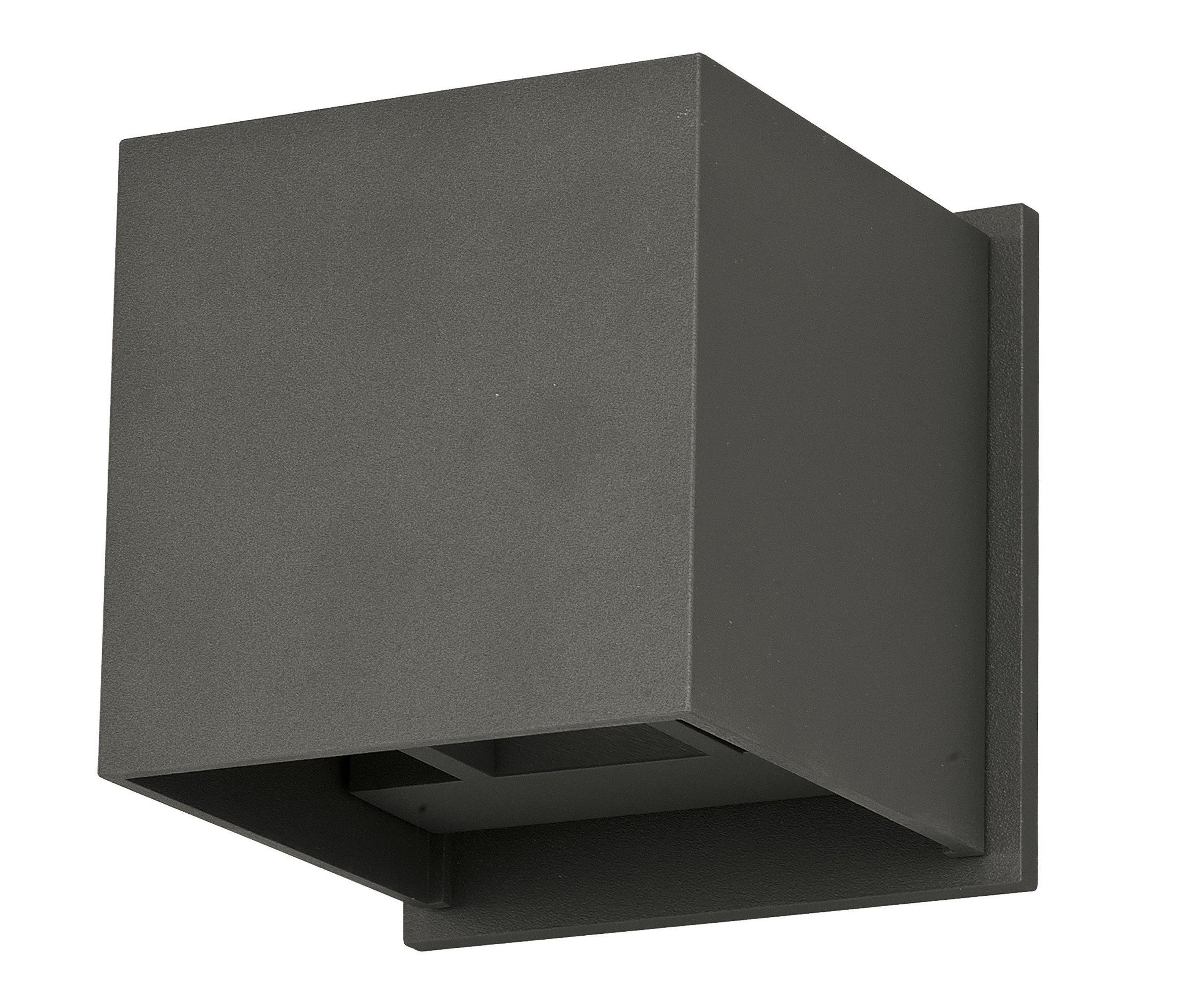 ET2 Alumilux Cube LED Outdoor Wall Sconce E41308 Wall Sconces ET2 Bronze  