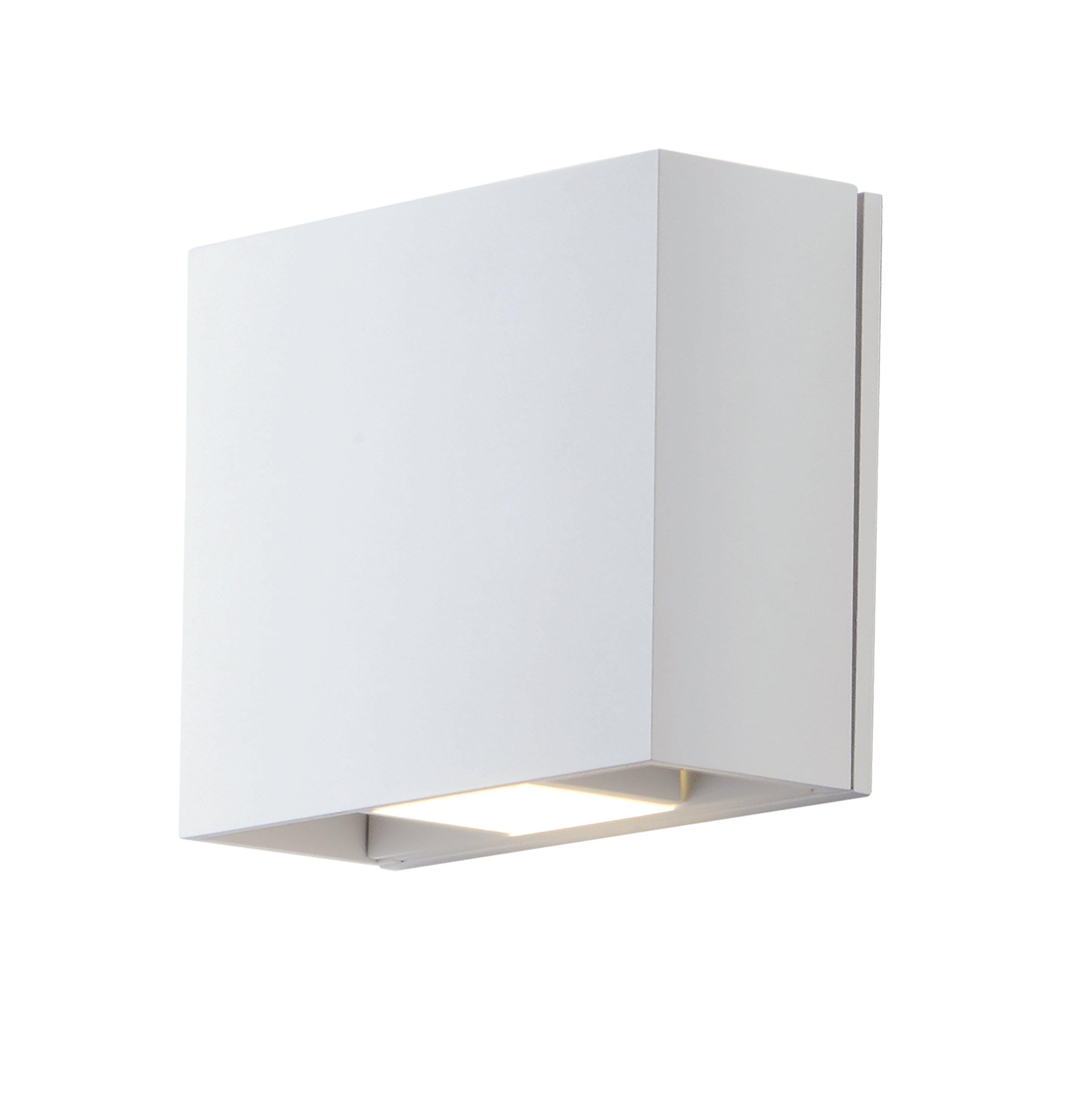 ET2 Alumilux Cube LED Outdoor Wall Sconce E41328 Wall Sconces ET2 White  