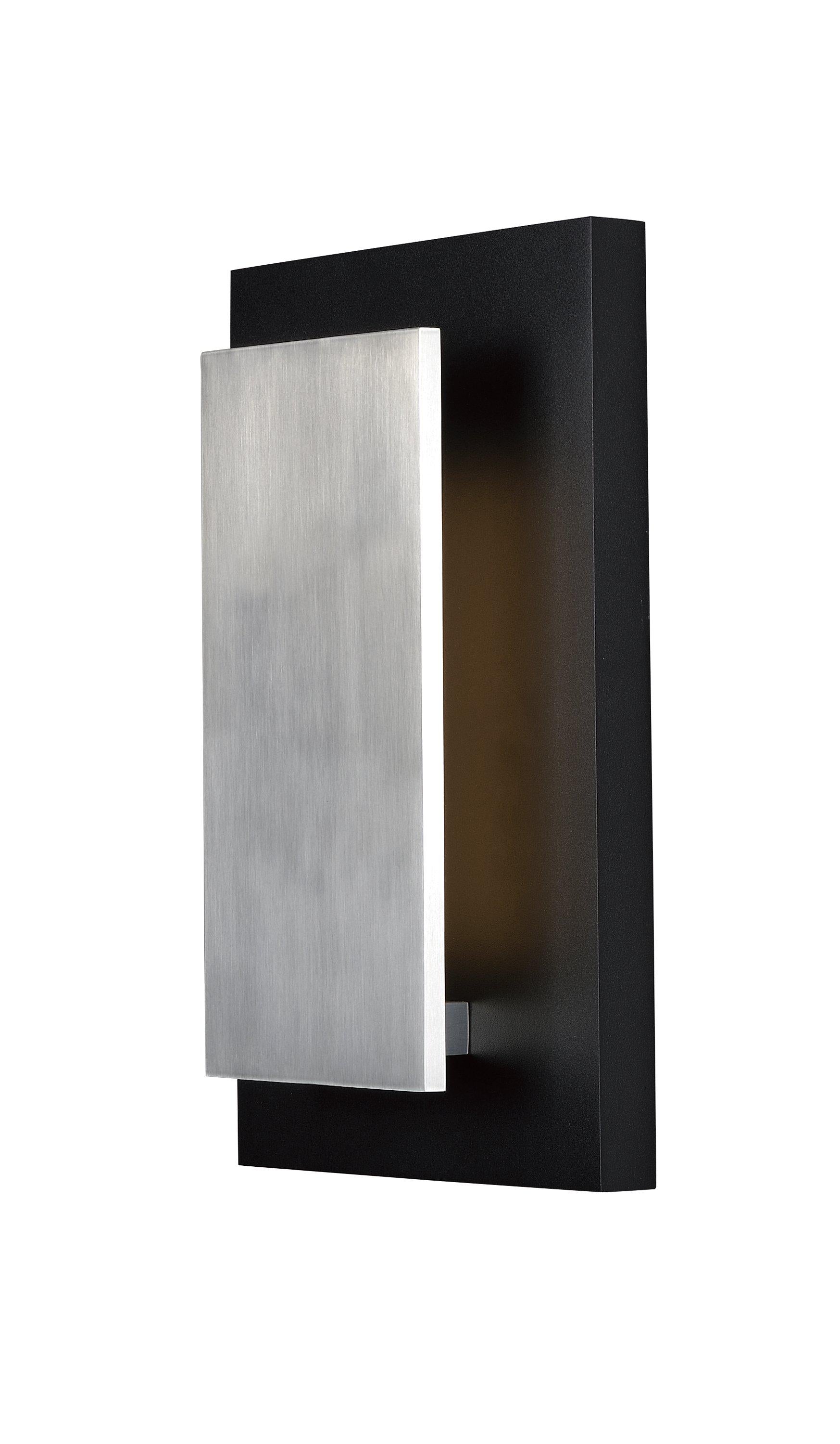 ET2 Alumilux Piso LED Outdoor Wall Sconce E41335 Outdoor l Wall ET2 Black / Satin Aluminum  