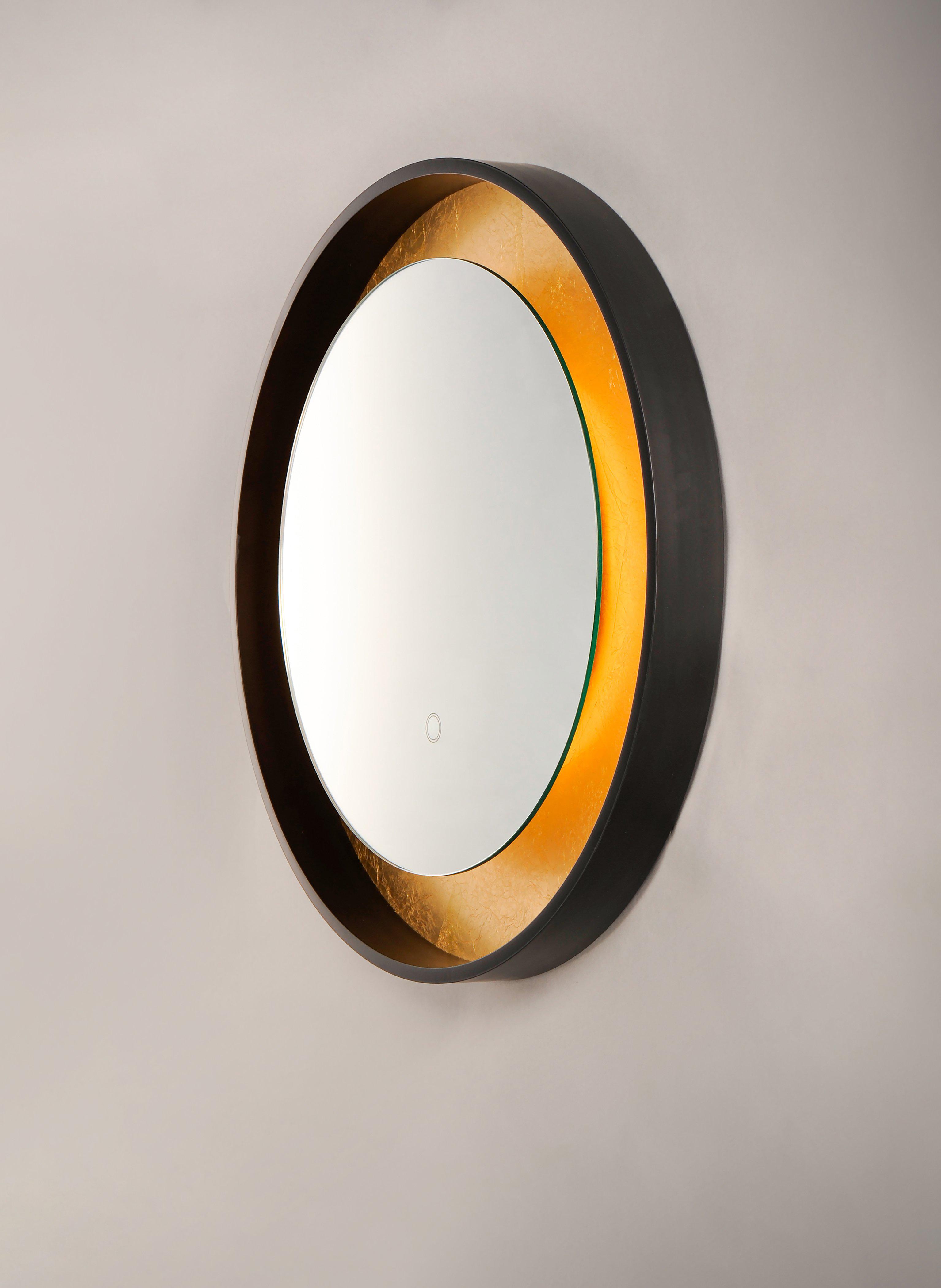 ET2 Floating LED Mirror Round 23.5 Inch E42036 LED Vanity Mirrors ET2   