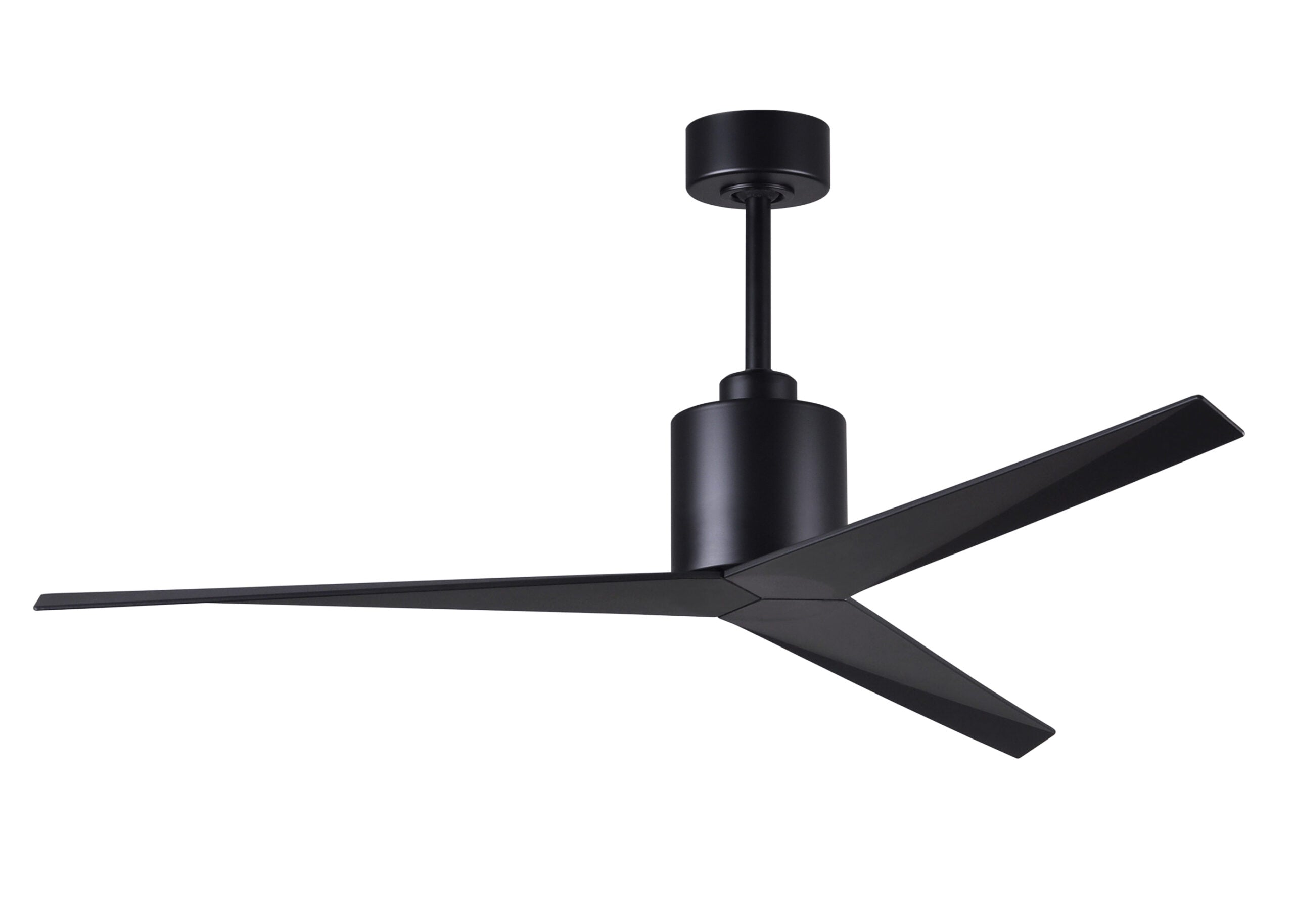 Matthews Fan Company Eliza Paddle Fan Indoor Ceiling Fans Matthews Fan Company 56" Matte Black Matte Black