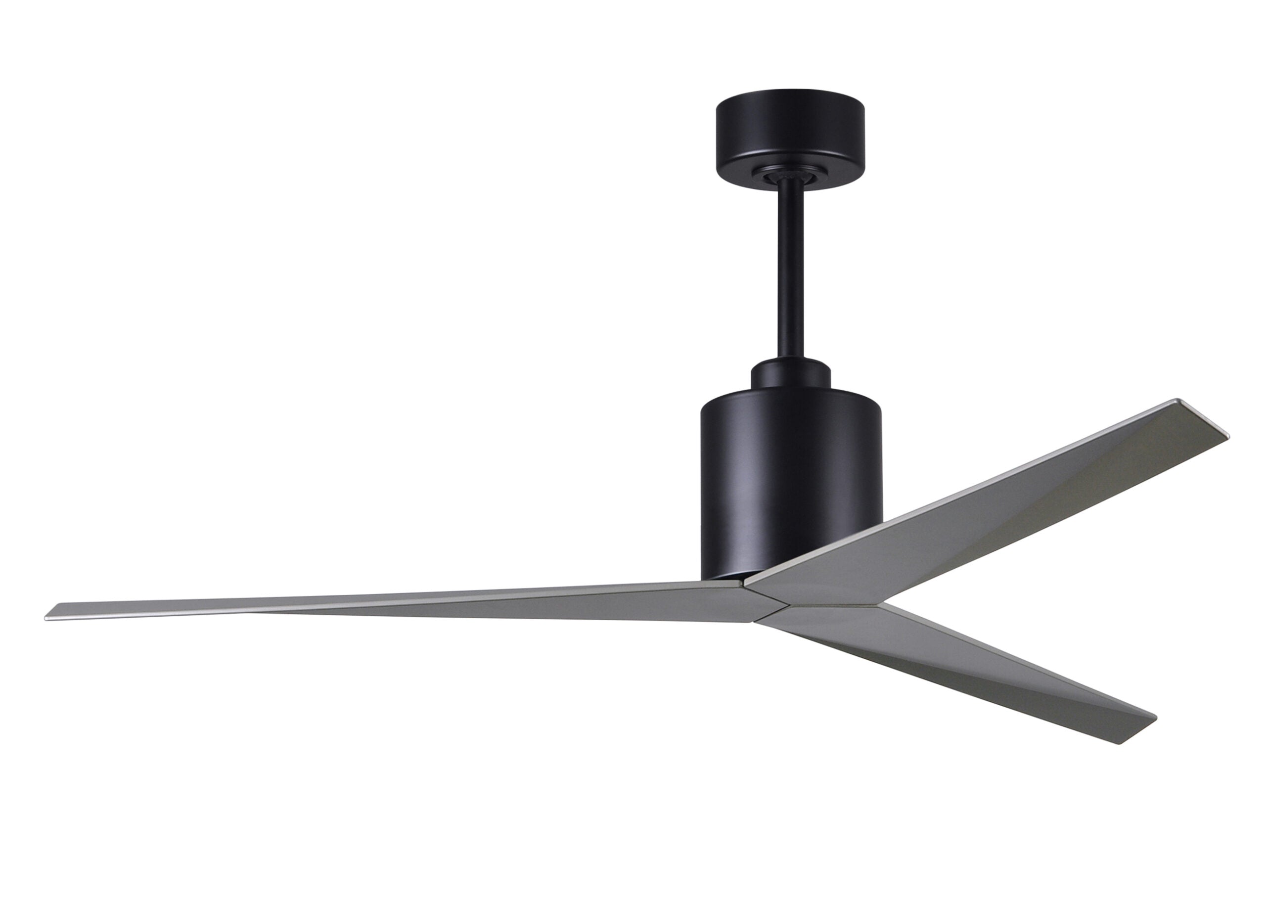 Matthews Fan Company Eliza Paddle Fan Indoor Ceiling Fans Matthews Fan Company 56" Matte Black Brushed Nickel