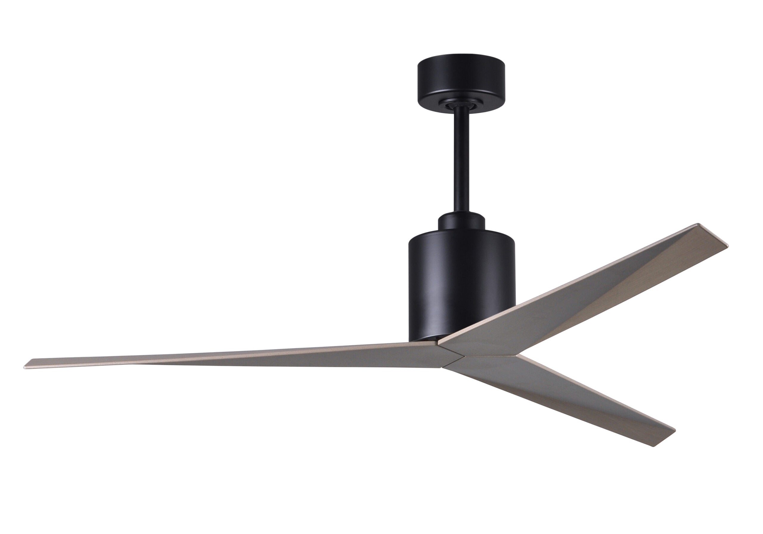 Matthews Fan Company Eliza Paddle Fan Indoor Ceiling Fans Matthews Fan Company 56" Matte Black Gray Ash