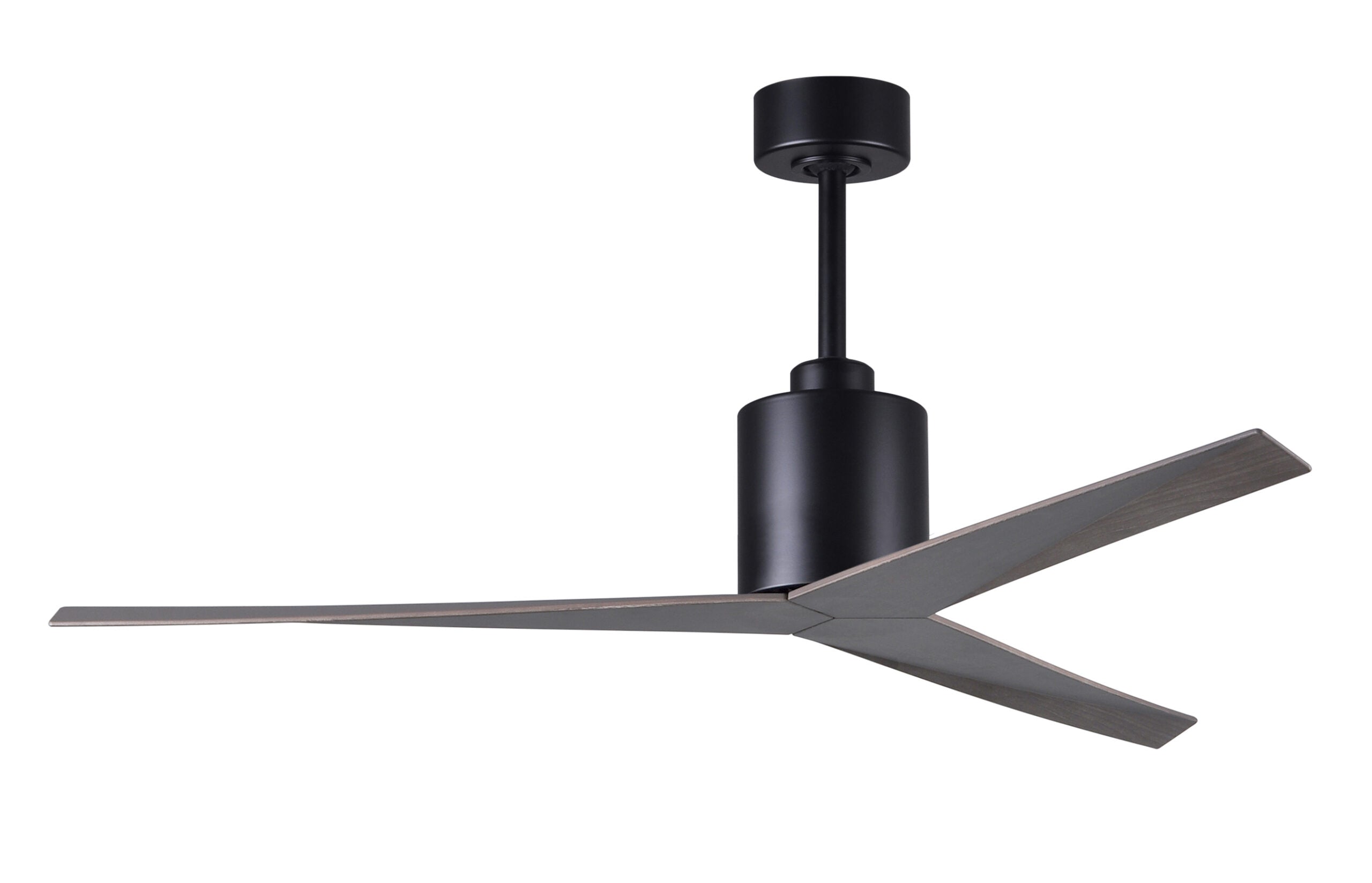 Matthews Fan Company Eliza Paddle Fan Indoor Ceiling Fans Matthews Fan Company 56" Matte Black Old Oak Tone