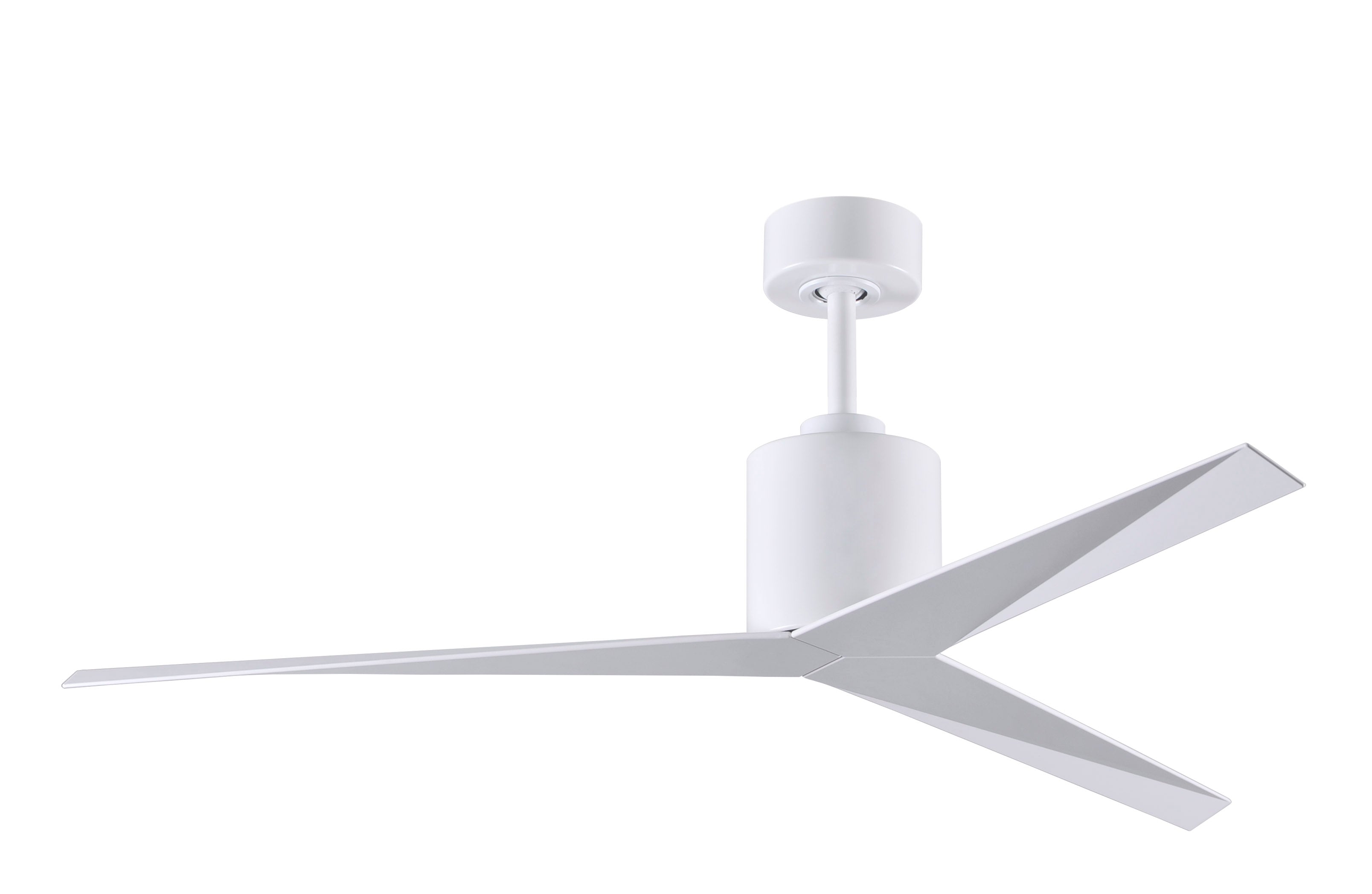 Matthews Fan Company Eliza Three Blade EK Indoor Ceiling Fans Matthews Fan Company Gloss White Gloss White 