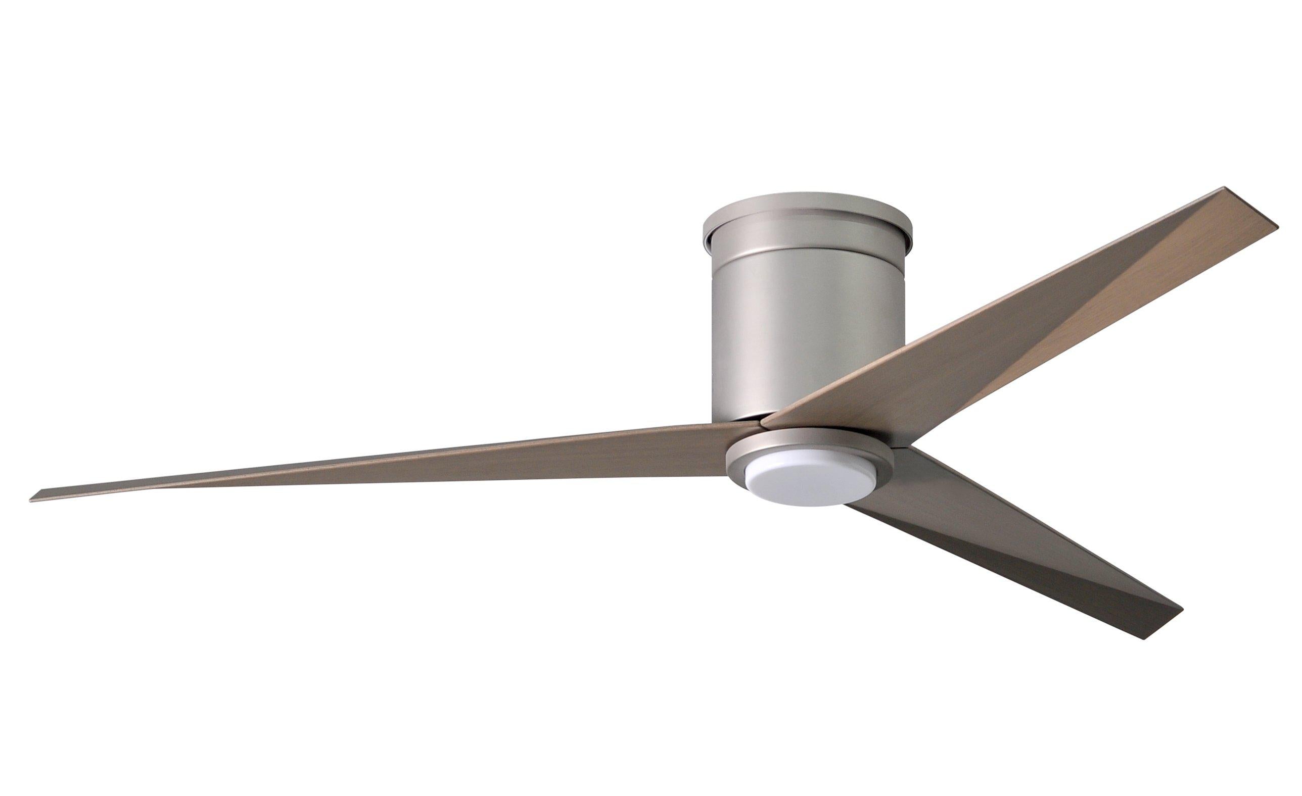 Matthews Fan Company Eliza-HLK Three Blade Flush Mount with Light Kit EKHLK Indoor Ceiling Fans Matthews Fan Company   