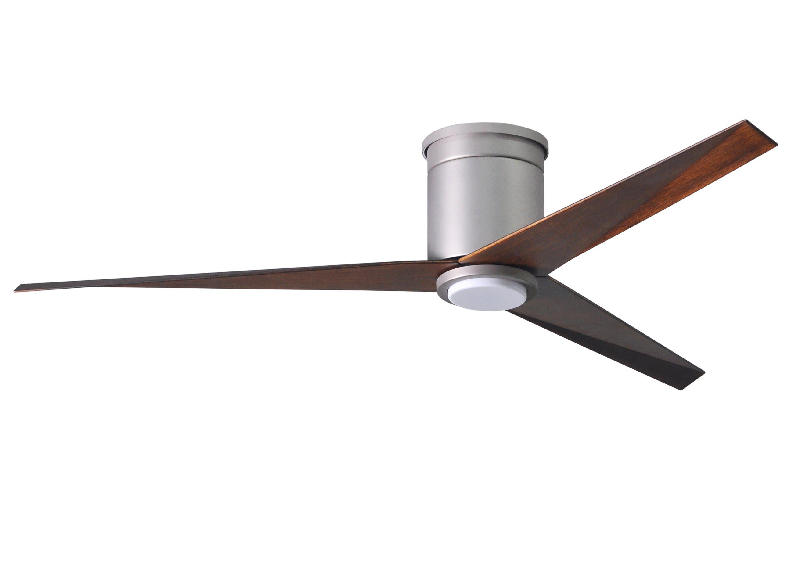 Matthews Fan Company Eliza-HLK Three Blade Flush Mount with Light Kit EKHLK Indoor Ceiling Fans Matthews Fan Company   