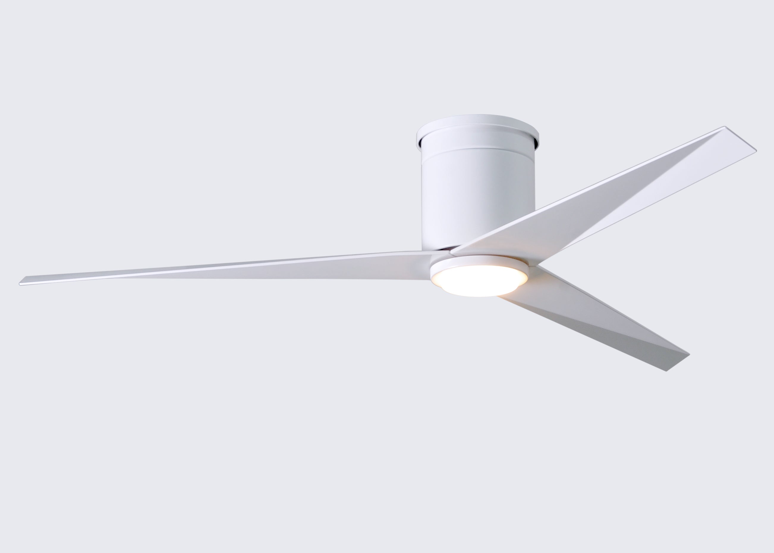 Matthews Fan Company Eliza-HLK Three Blade Flush Mount with Light Kit EKHLK Indoor Ceiling Fans Matthews Fan Company   