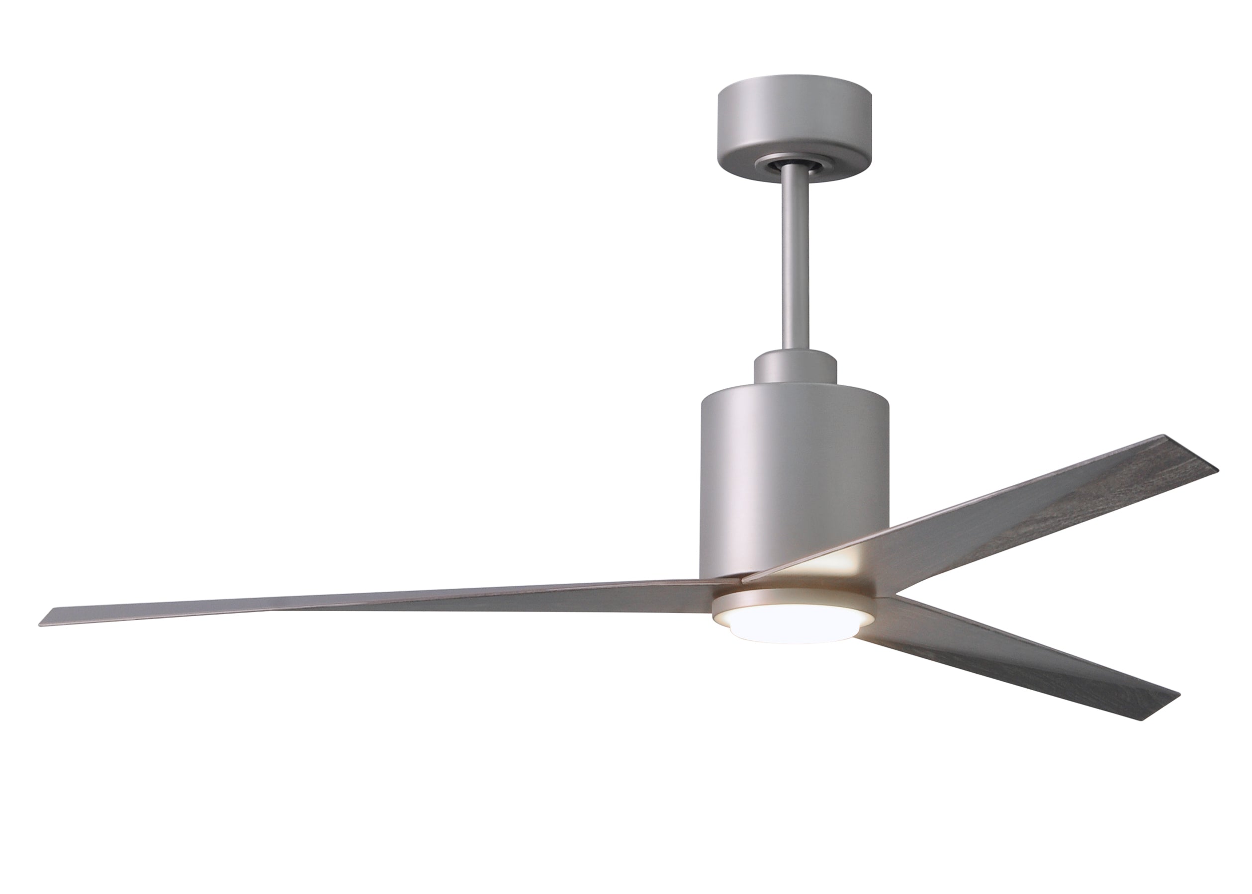 Matthews Fan Company Eliza-LK Three Blade with Light Kit EKLK Indoor Ceiling Fans Matthews Fan Company Brushed Nickel Old Oak Tone 