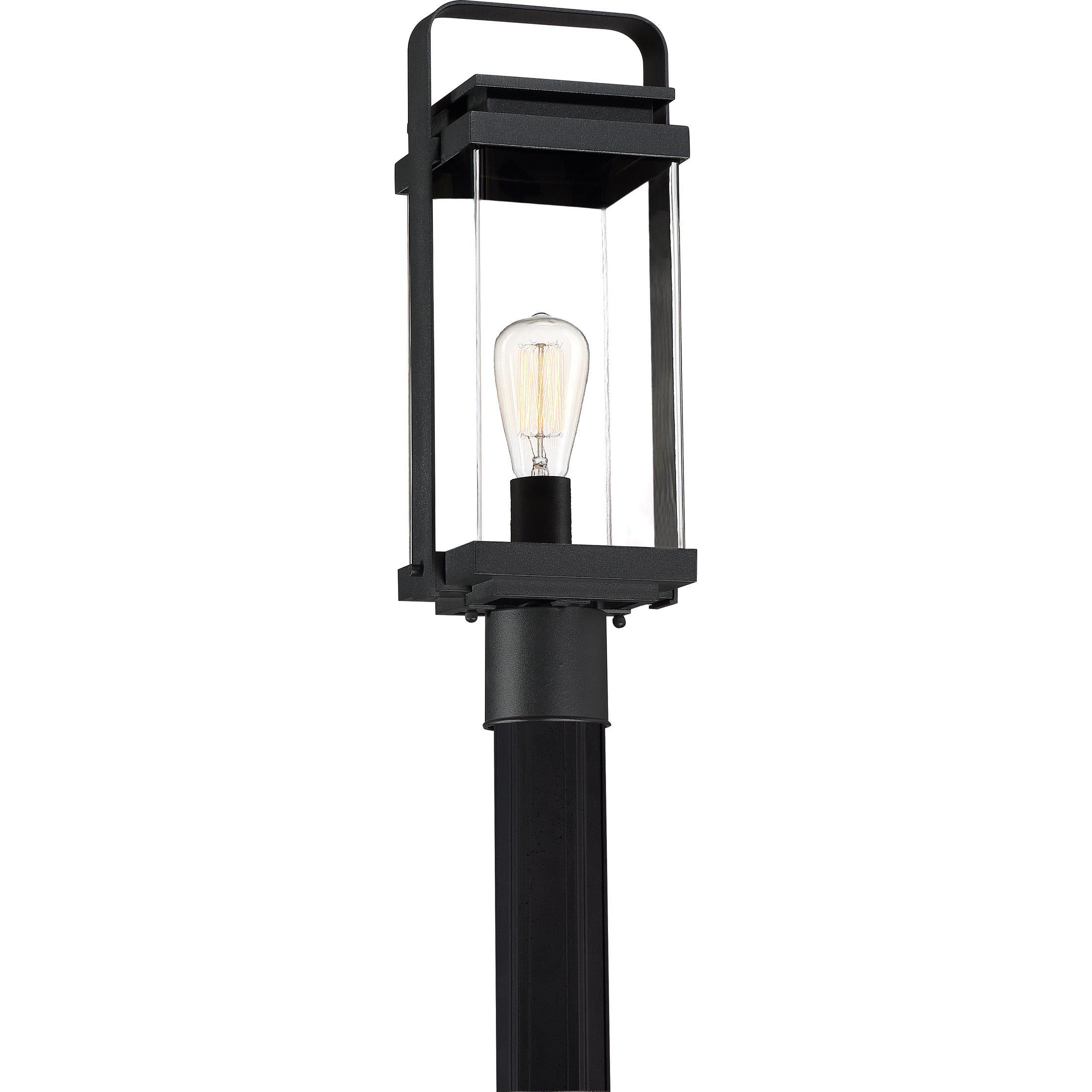 Quoizel  Exhibit Outdoor Lantern, Post EXH9008 l OPEN BOX Outdoor l Post/Pier Mounts Quoizel Inc   