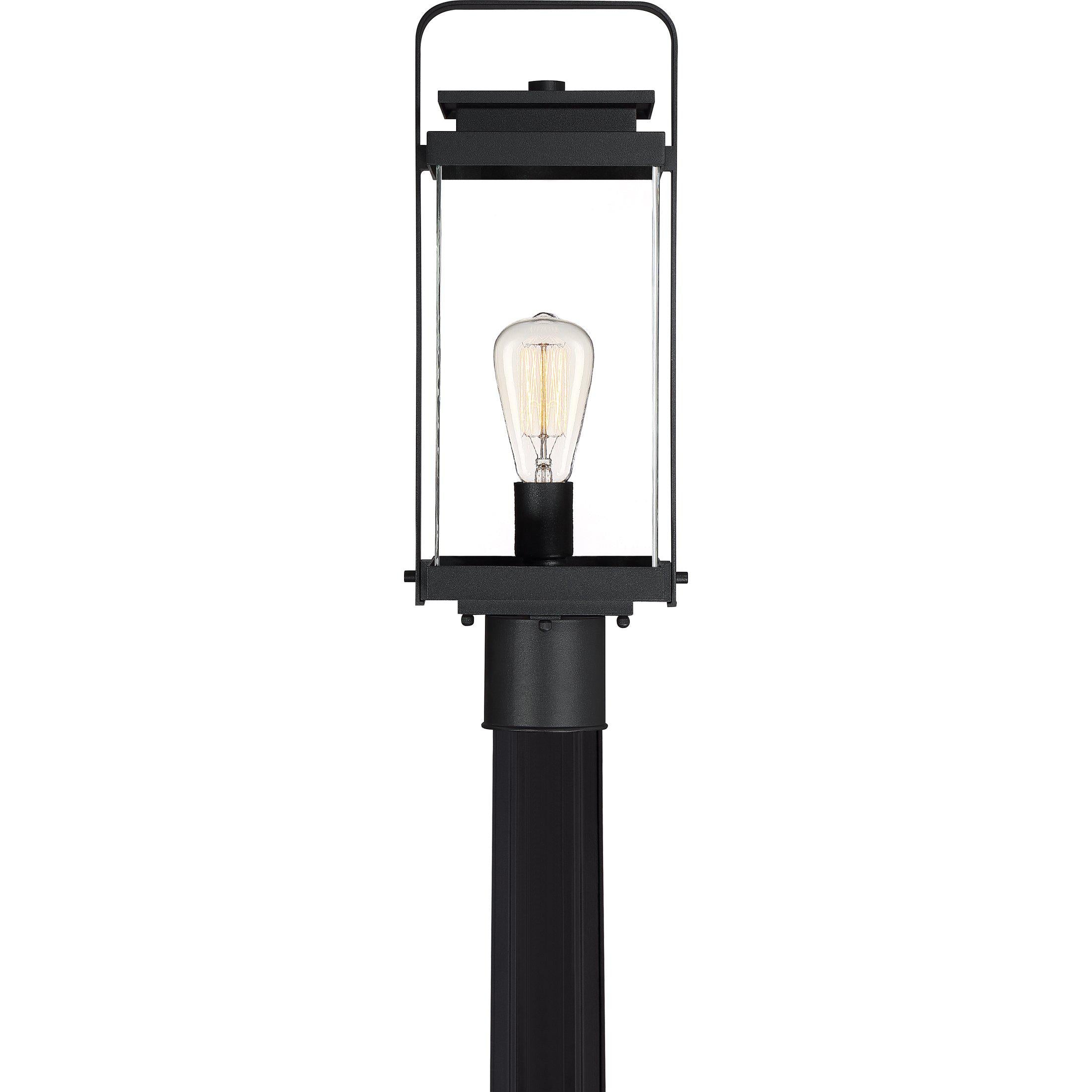 Quoizel  Exhibit Outdoor Lantern, Post EXH9008 l OPEN BOX Outdoor l Post/Pier Mounts Quoizel Inc   