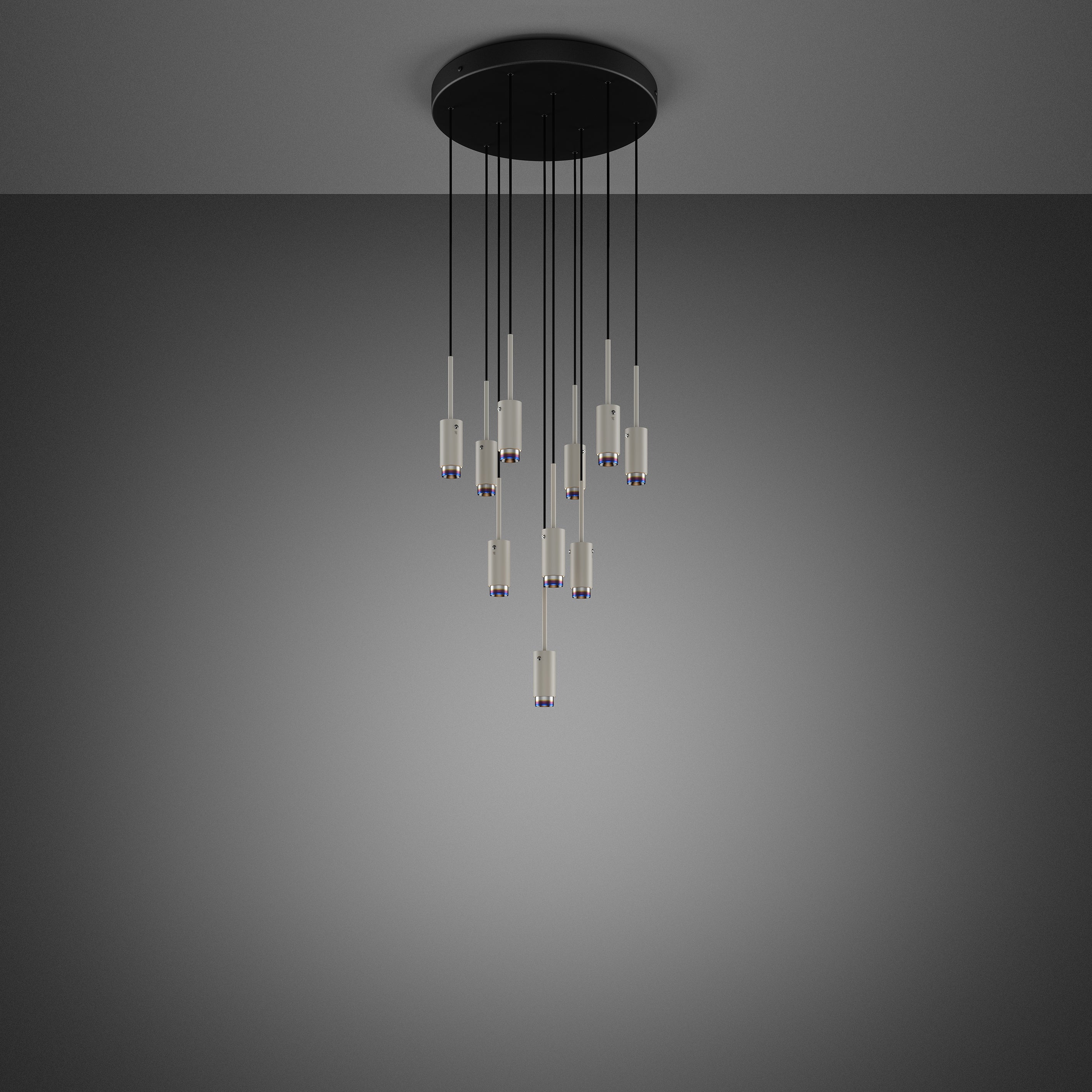 Buster + Punch Exhaust Chandelier Chandeliers Buster + Punch Stone & Steel 10 PENDANTS / SURFACE Classic