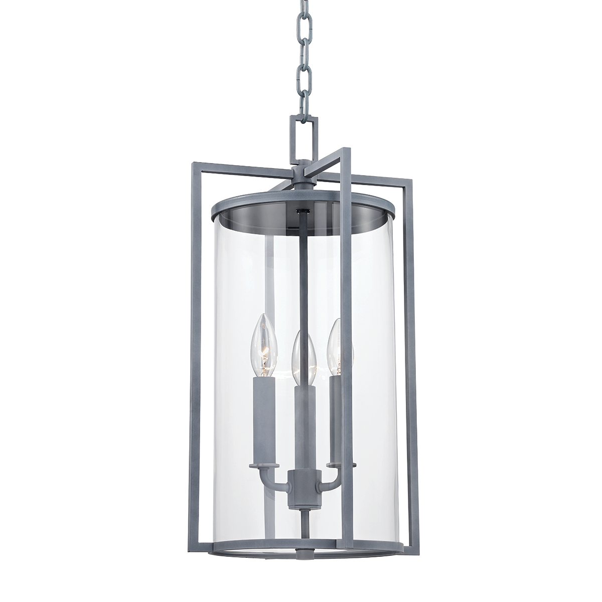 Troy Lighting 3 LIGHT EXTERIOR LANTERN F1146 Outdoor l Wall Troy Lighting WEATHERED ZINC  