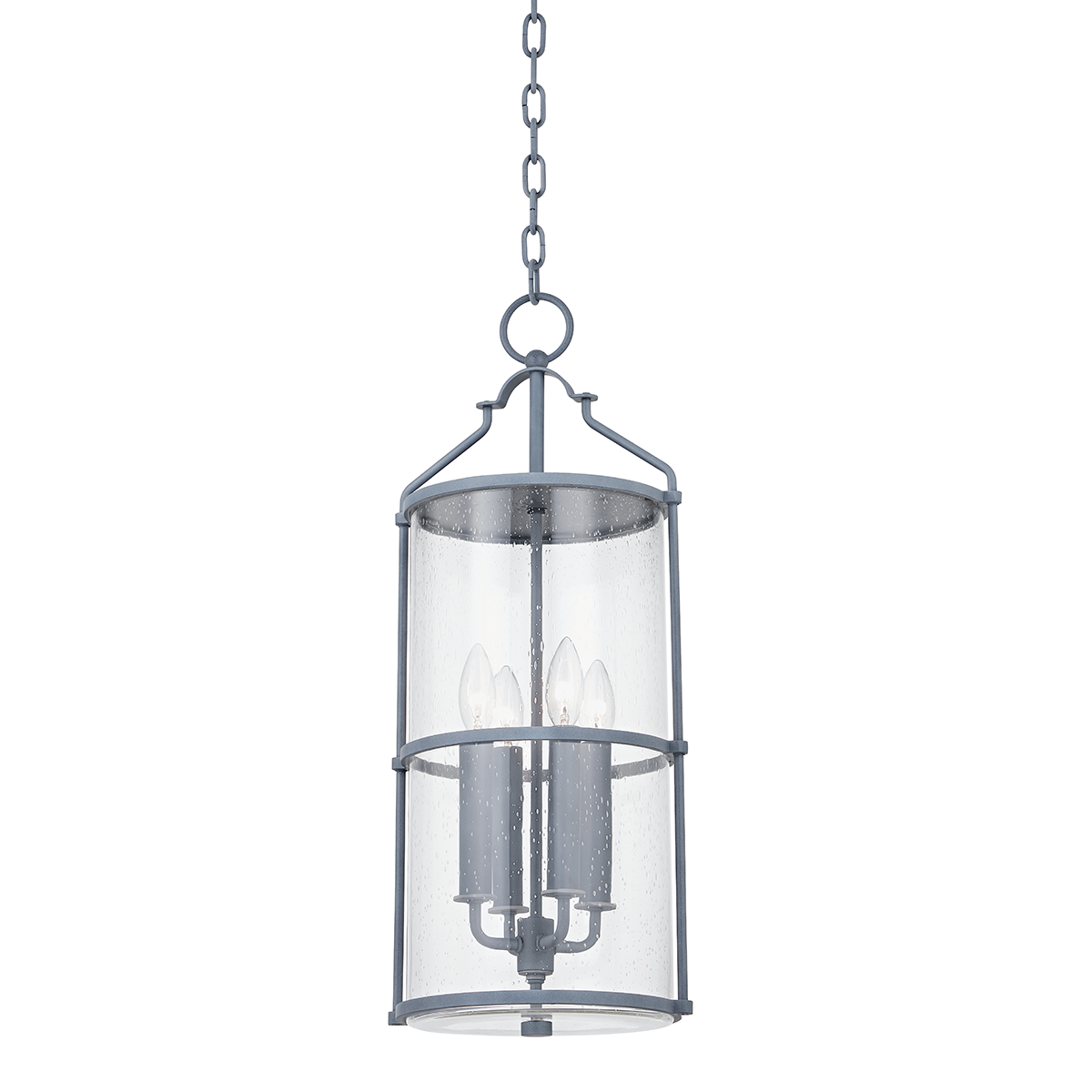 Troy Lighting 4 LIGHT EXTERIOR LANTERN F1310 Pendants Troy Lighting WEATHERED ZINC  