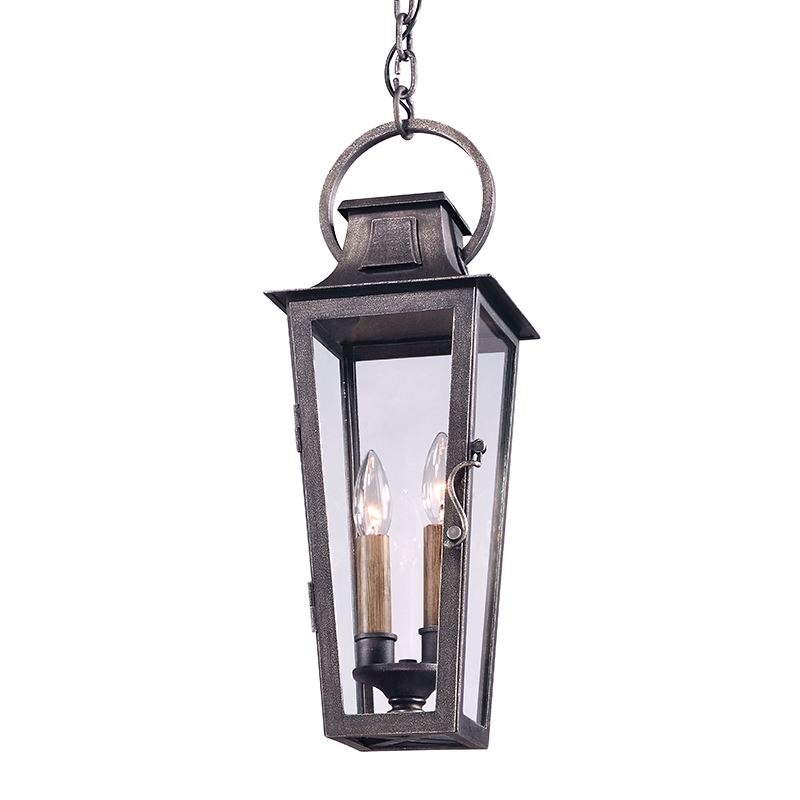 Troy Lighting PARISIAN SQUARE 2LT HANGING LANTERN MEDIUM F2966