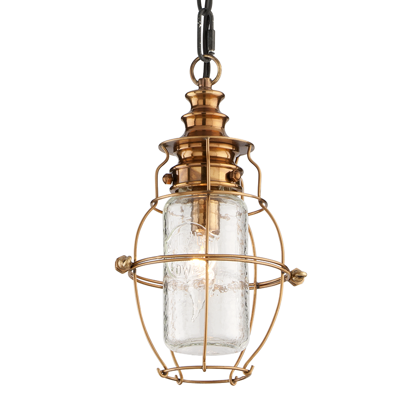 Troy Lighting LITTLE HARBOR 1LT HANGING LANTERN SMALL F3577