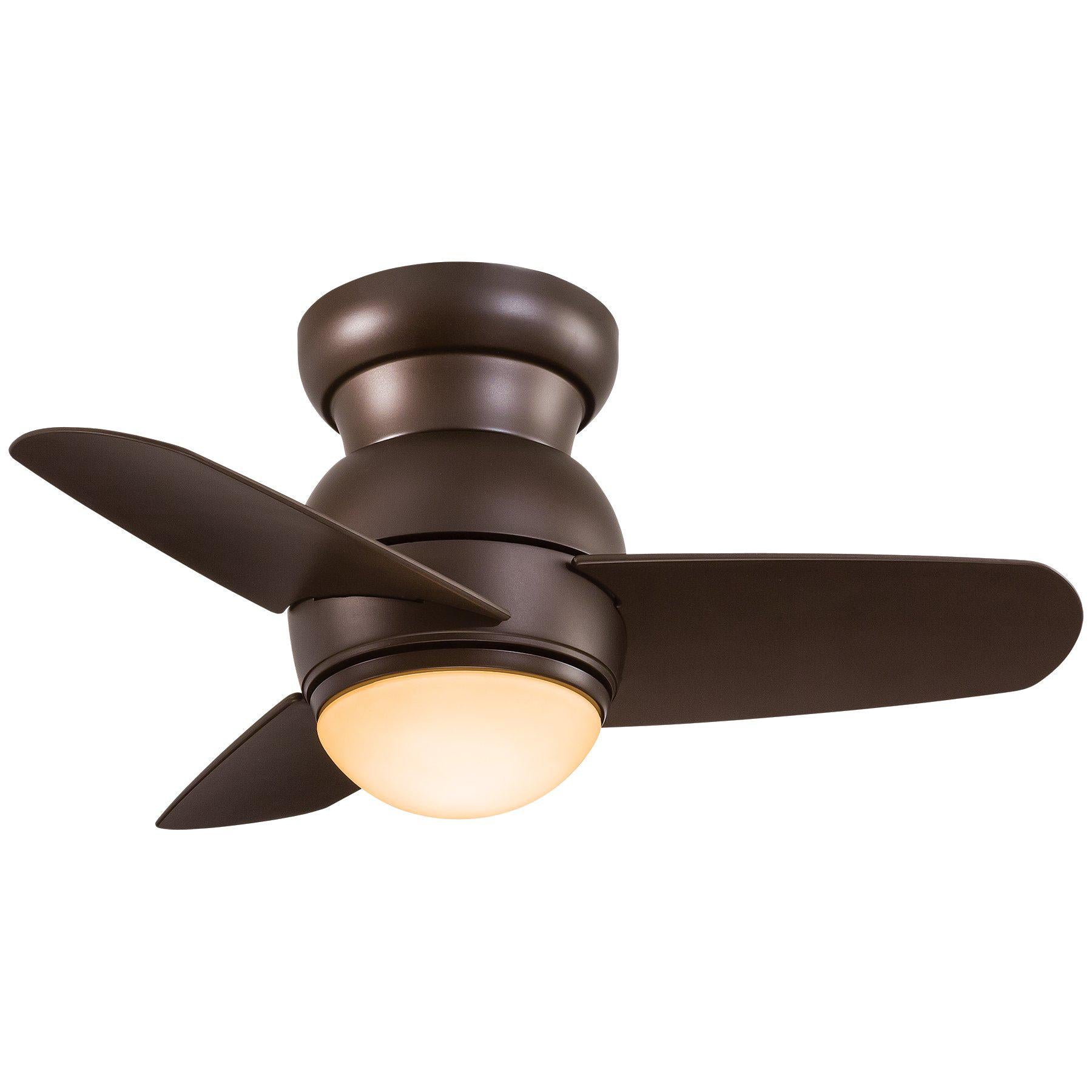 Minka Aire SPACESAVER LED26" Ceiling Fan F510L Ceiling Hugger Fans Minka-Aire OIL RUBBED BRONZE / OIL RUBBED BRONZE  