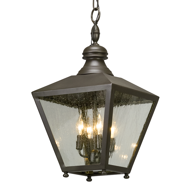 Troy Lighting MUMFORD 4LT HANGER LANTERN LARGE F5197 Outdoor l Wall Troy Lighting   