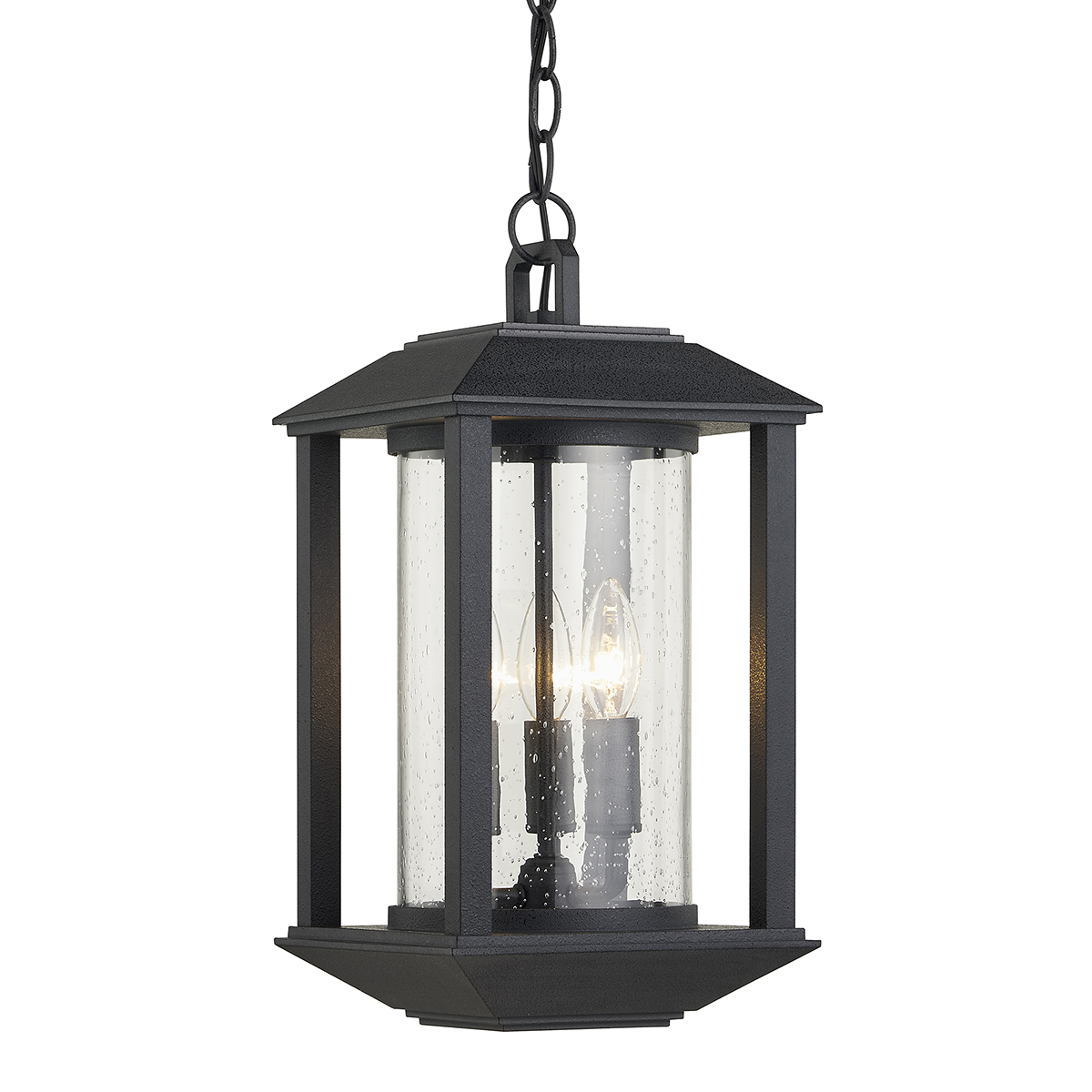 Troy Lighting MCCARTHY 3LT HANGER F7287 Pendants Troy Lighting WEATHERED GRAPHITE  