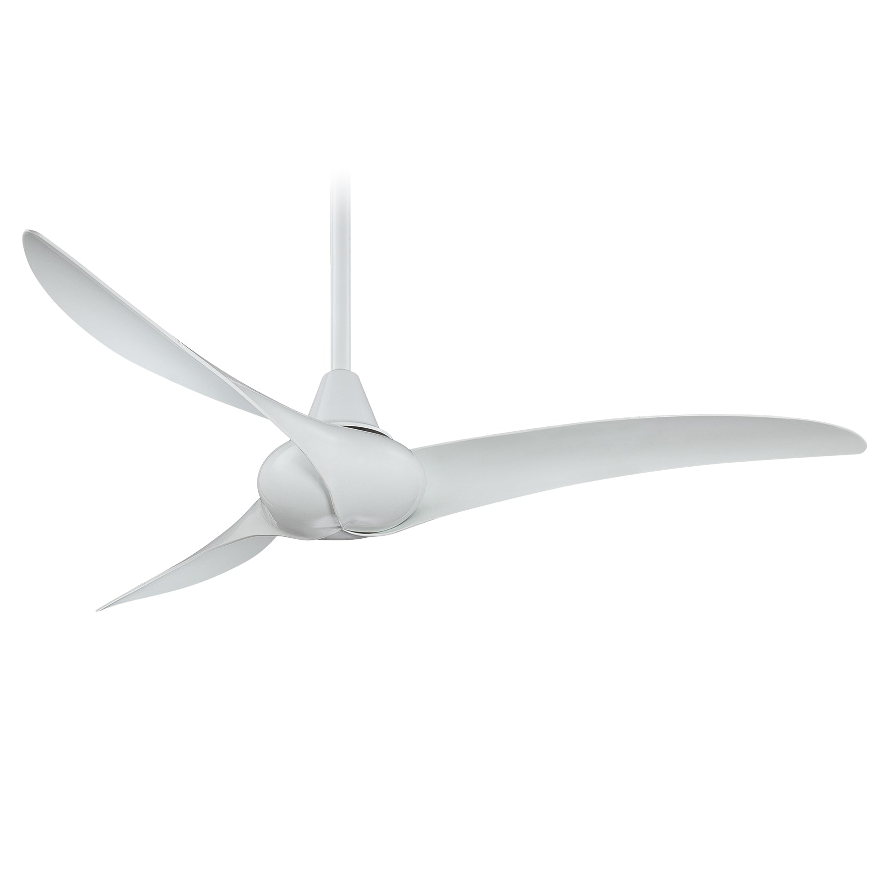 Minka Aire WAVE 52" Three Blade Ceiling Fan F843 Indoor Ceiling Fans Minka-Aire WHITE / WHITE  