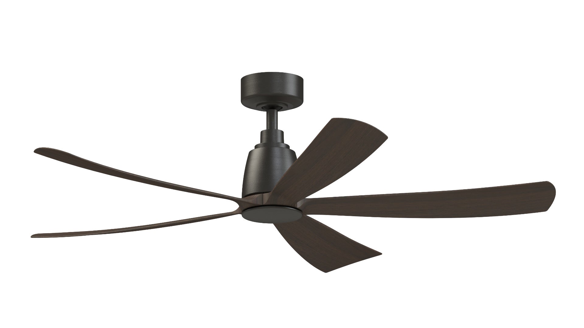 Fanimation Kute5 52" Ceiling Fan Indoor Ceiling Fans Fanimation 52 Dark Bronze Dark Walnut