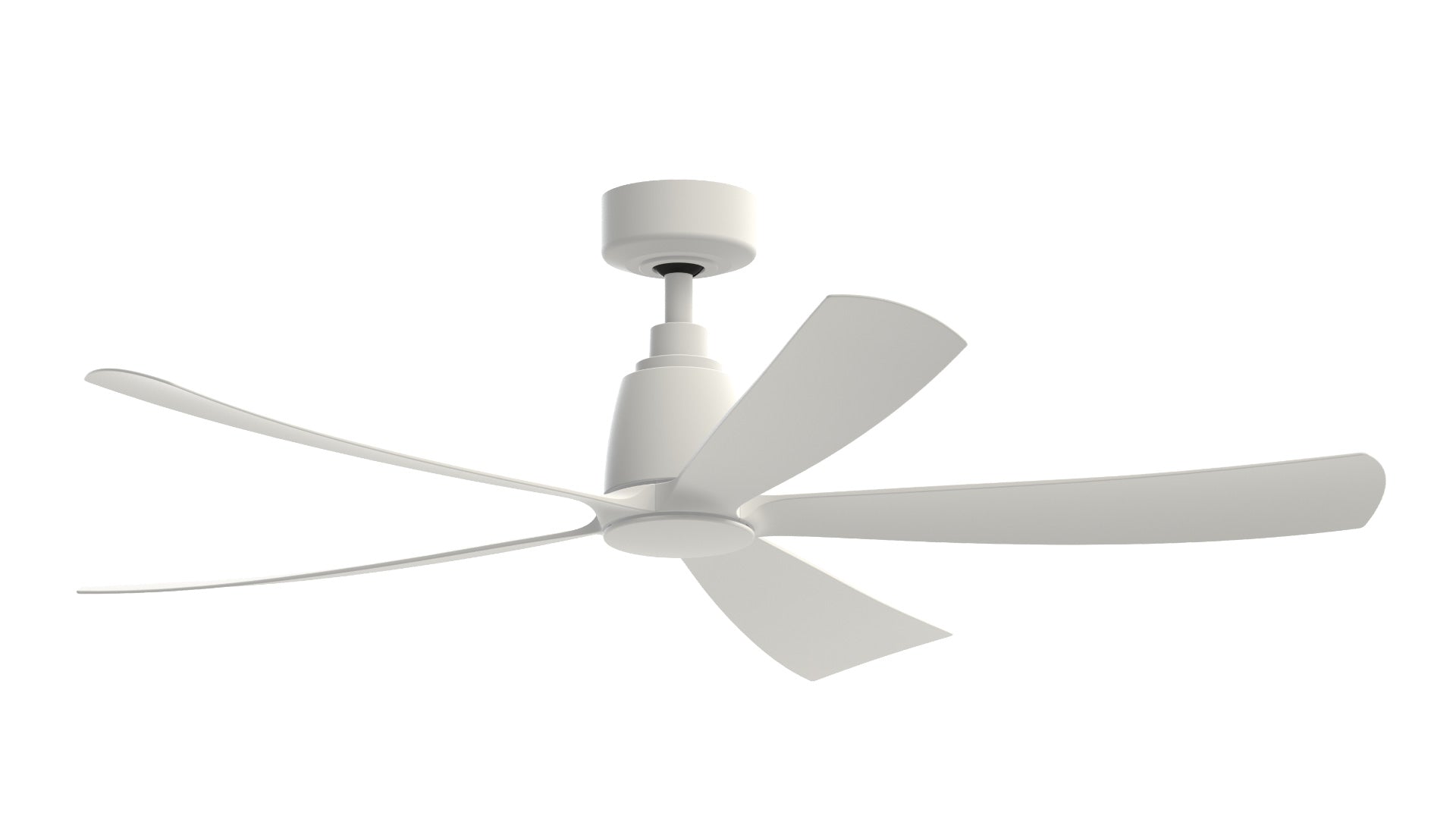 Fanimation Kute5 52" Ceiling Fan Indoor Ceiling Fans Fanimation 52 Matte White Matte White