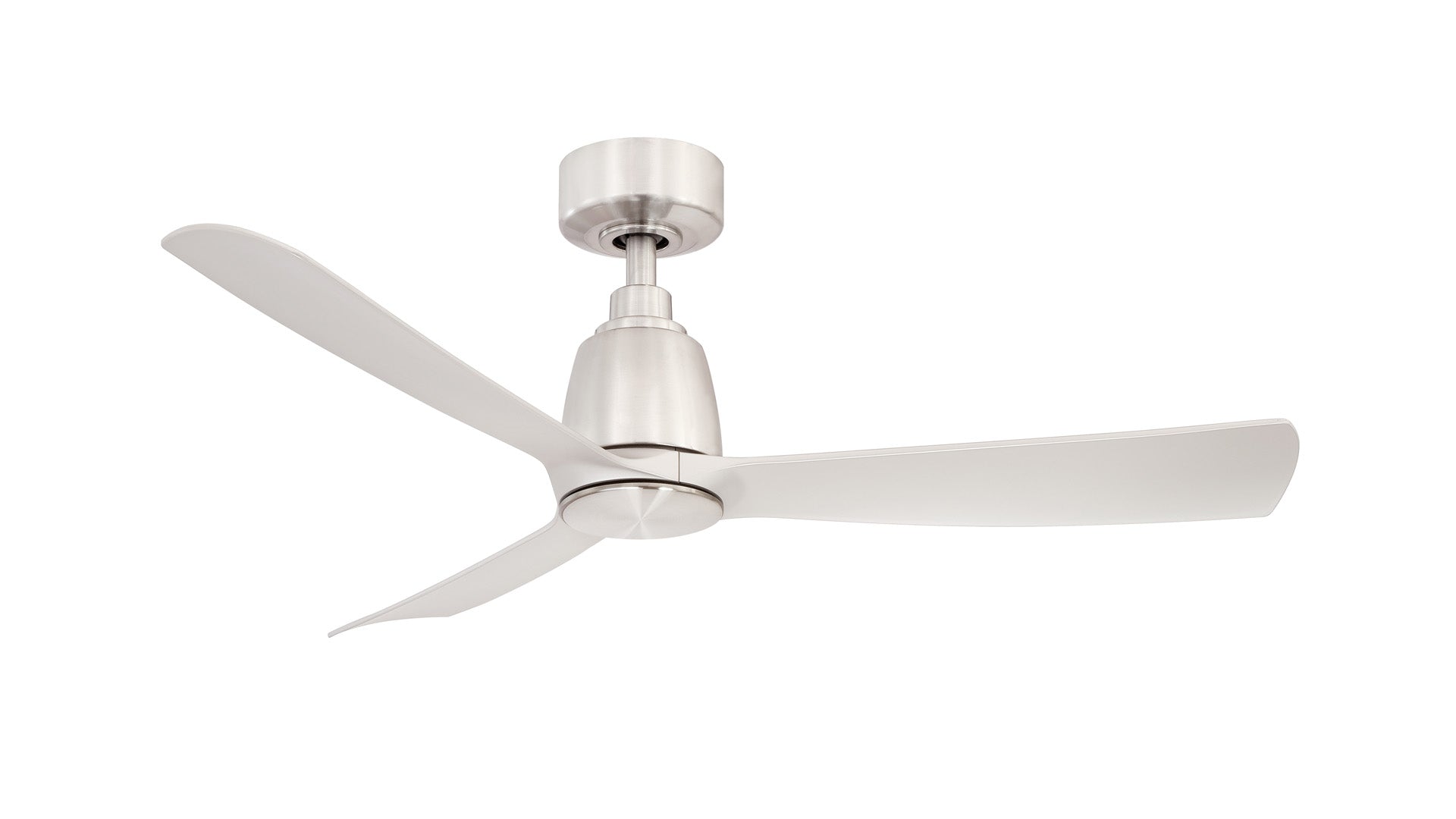 Fanimation Kute Ceiling Fan Indoor Ceiling Fans Fanimation 44 Brushed Nickel Brushed Nickel