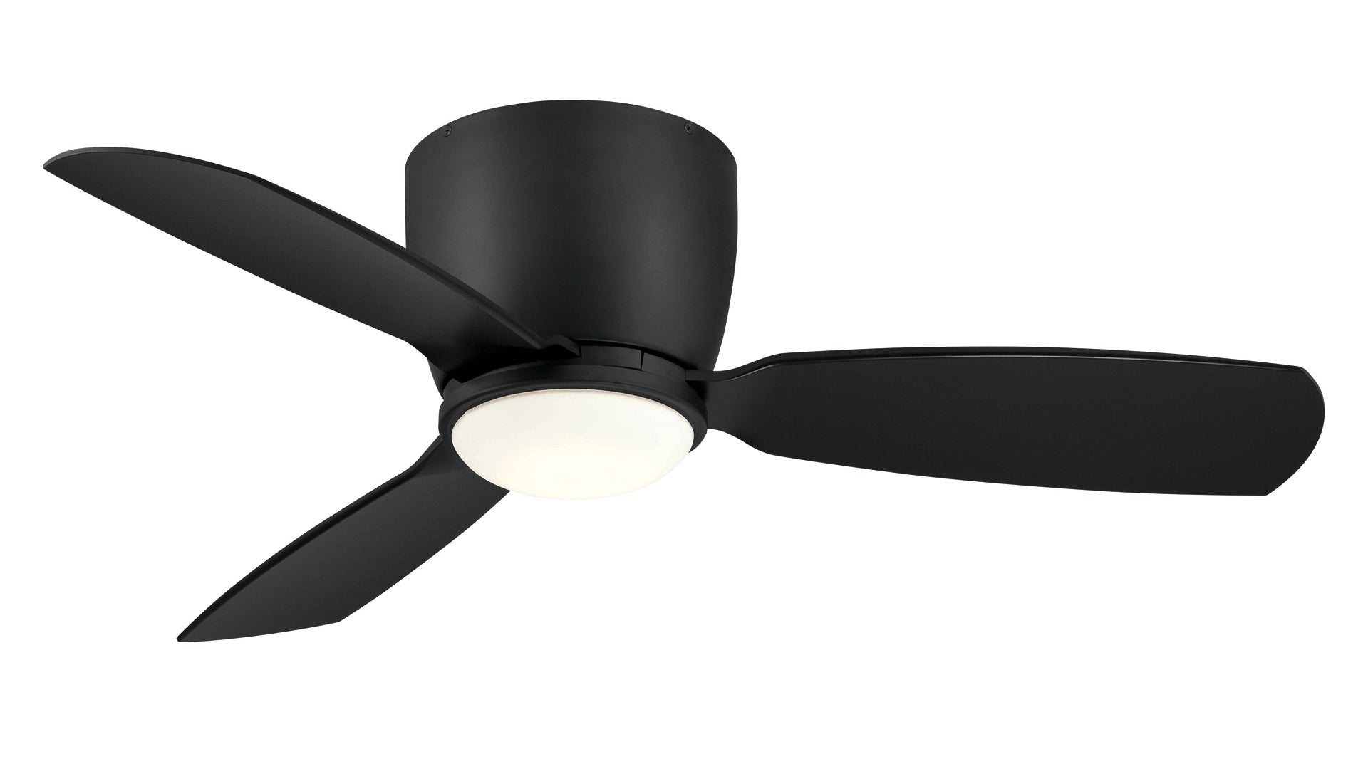 Fanimation Embrace Flushmount Ceiling Fan Ceiling Fan Fanimation Black 44" 