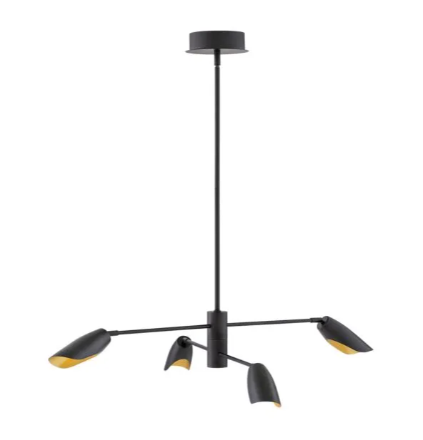 Hinkley Lighting Bowery Medium Single Tier Pendant FR35804BLK