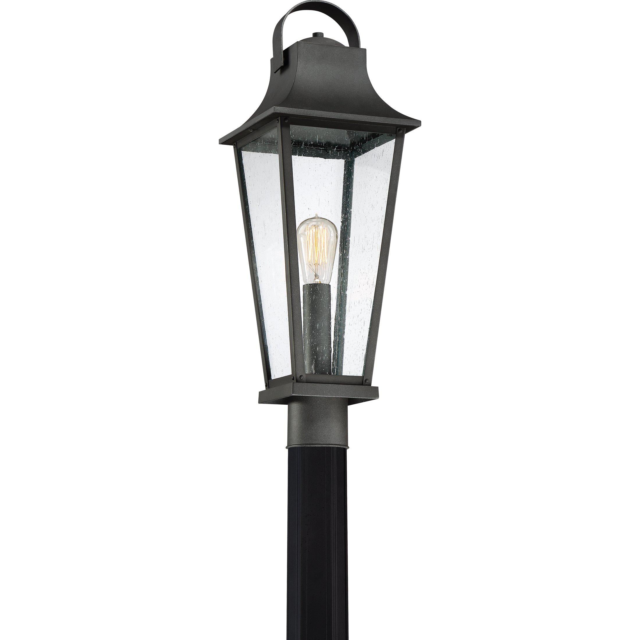 Quoizel Galveston Outdoor Lantern, Post