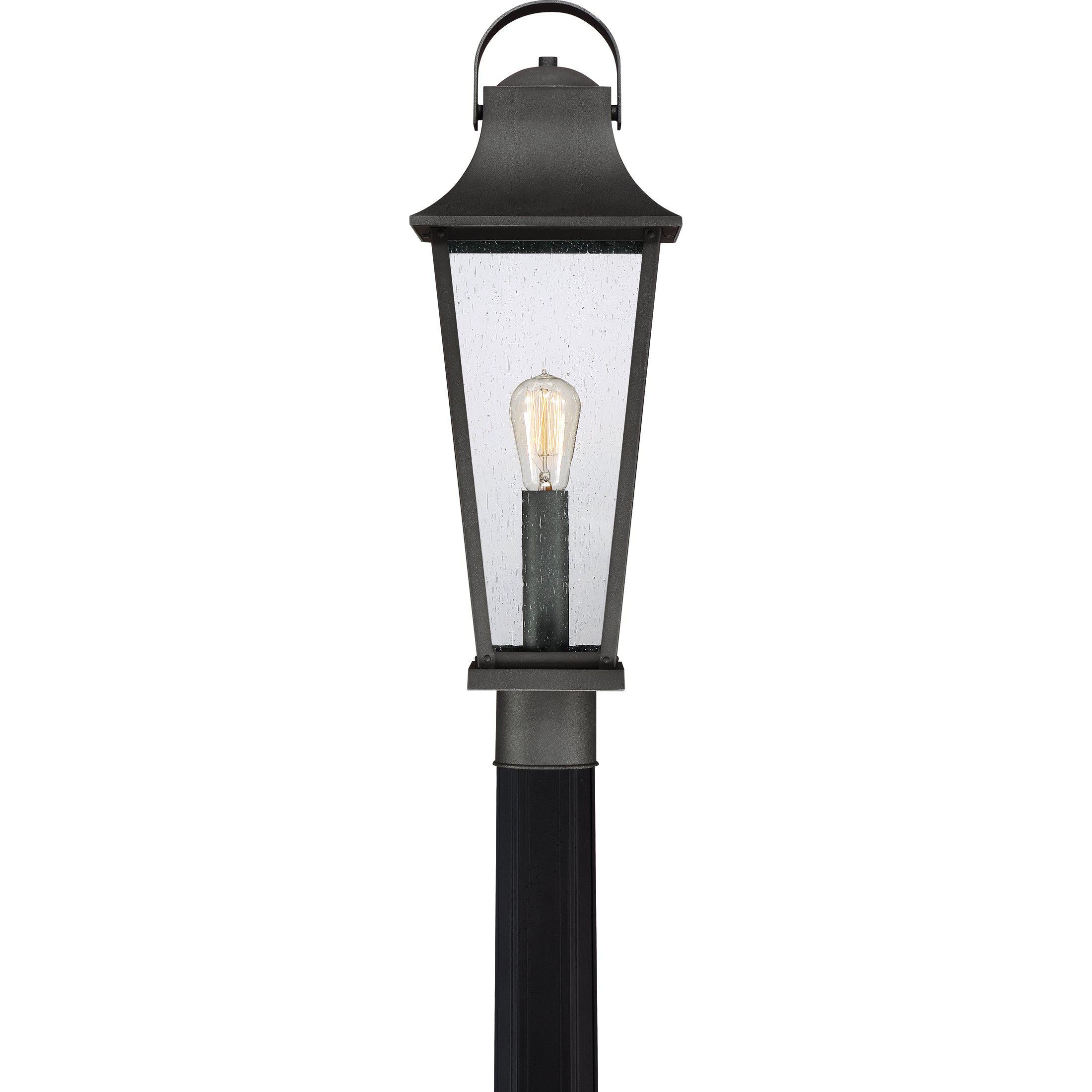 Quoizel Galveston Outdoor Lantern, Post